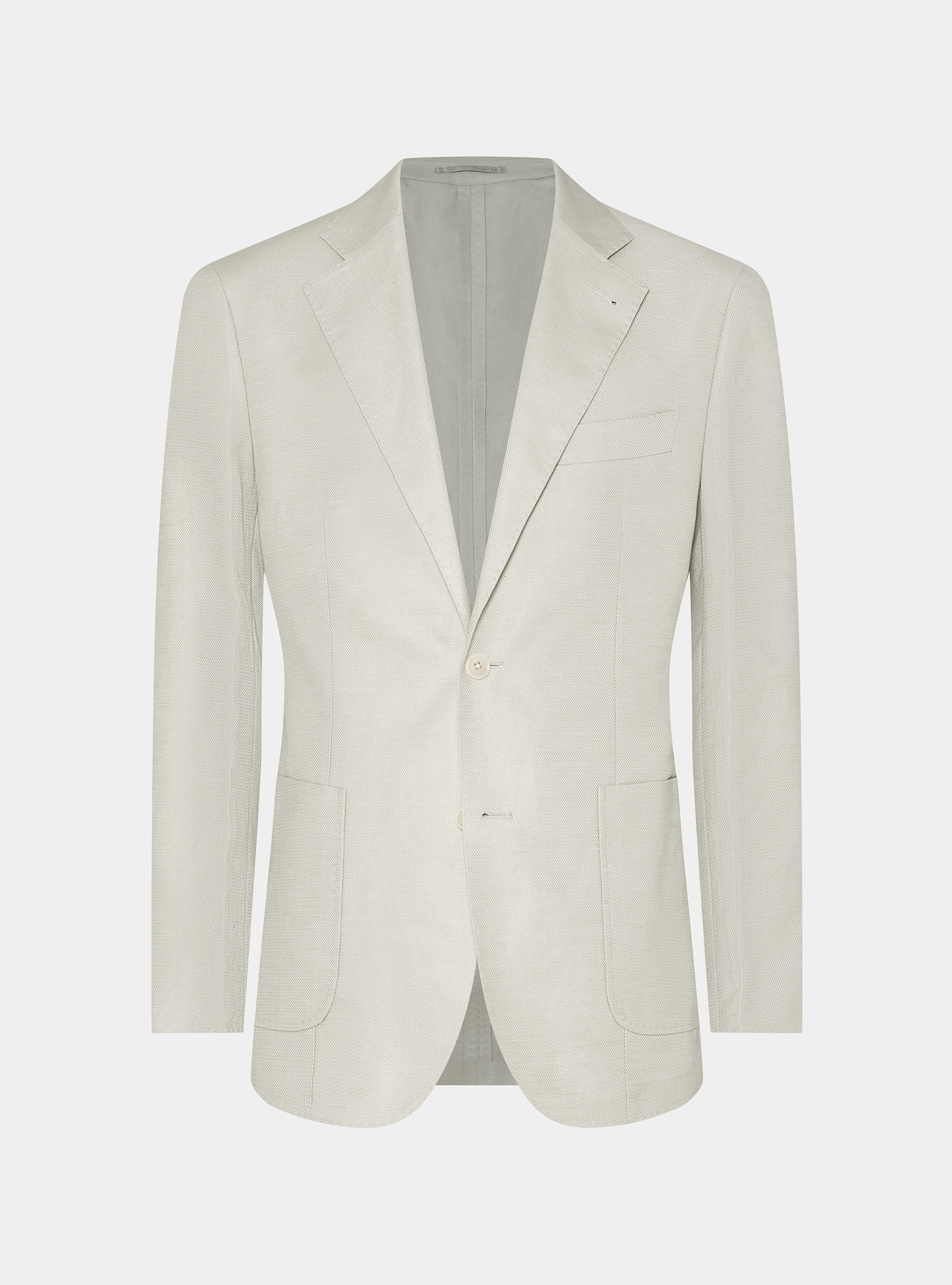 Giacca in cotone e lino, ECRU