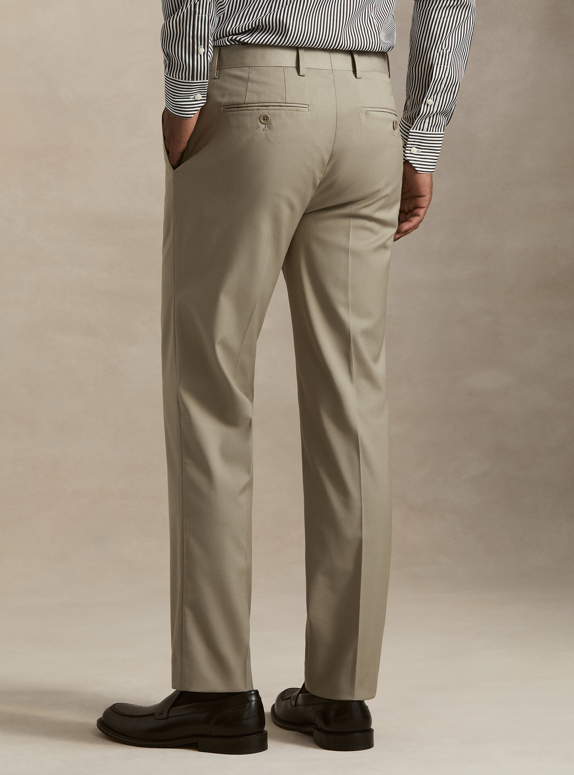 Slim fit classic suit trousers, SABBIA 0591C