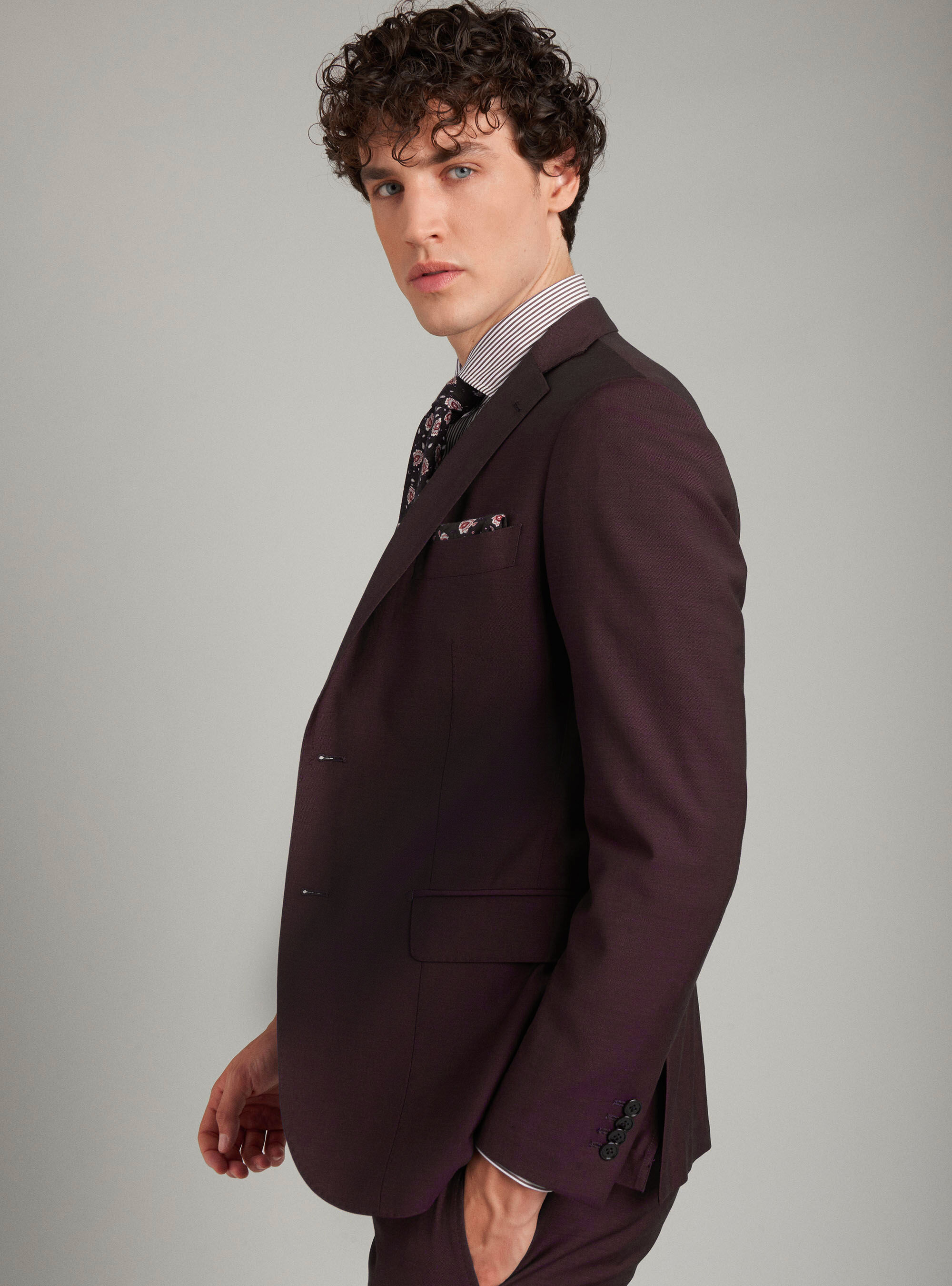 Veste de costume en laine super fine cool 120 s