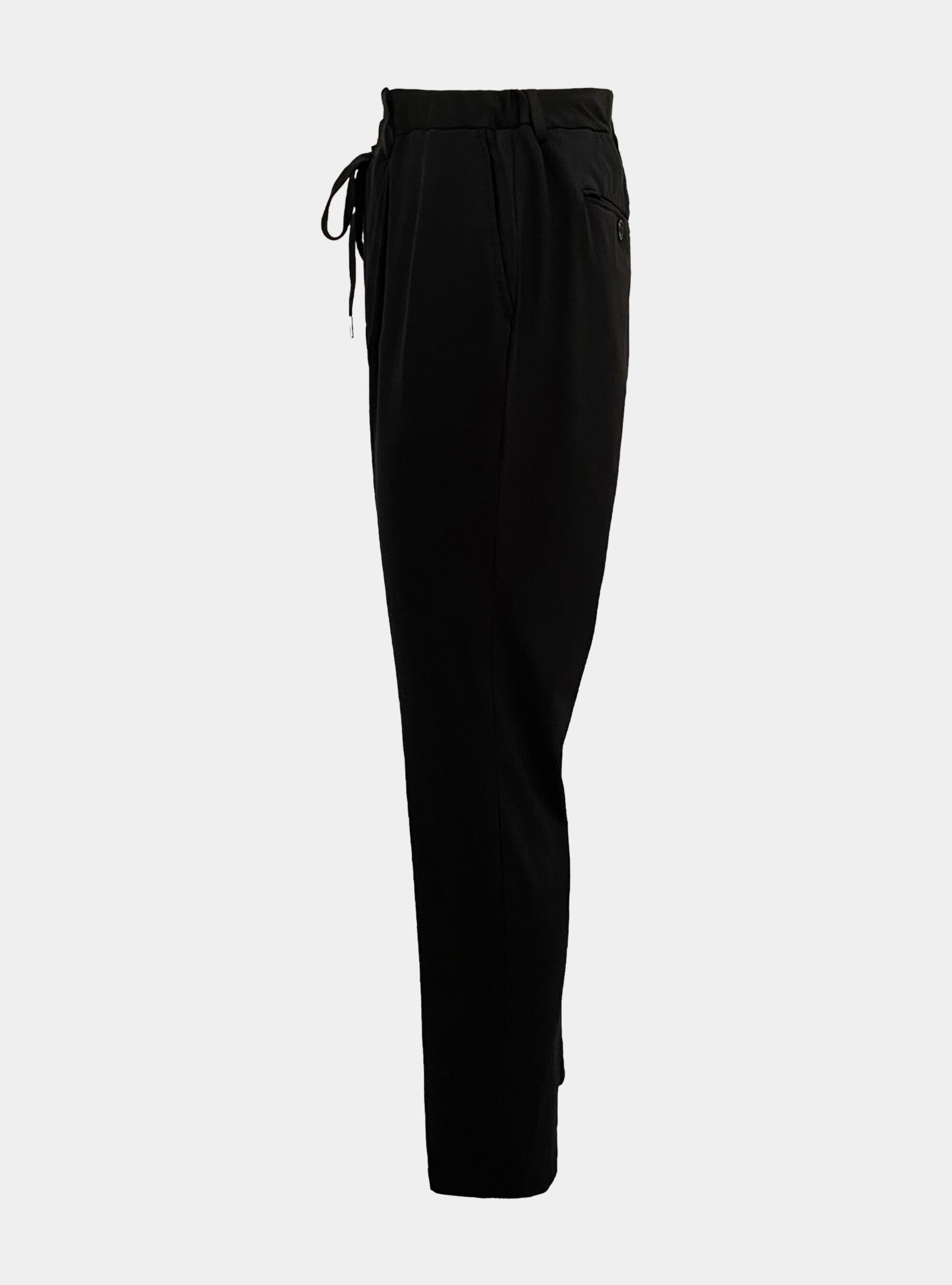 Joggers trousers in technical travelwear fabric, BLACK
