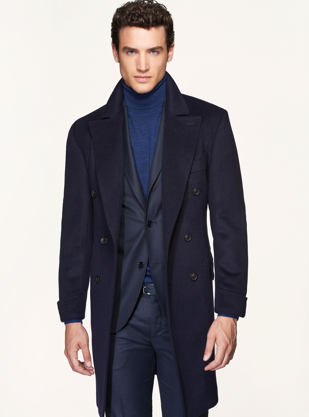 Cashmere wool double-breasted coat | GutteridgeEU | Men's catalog ...