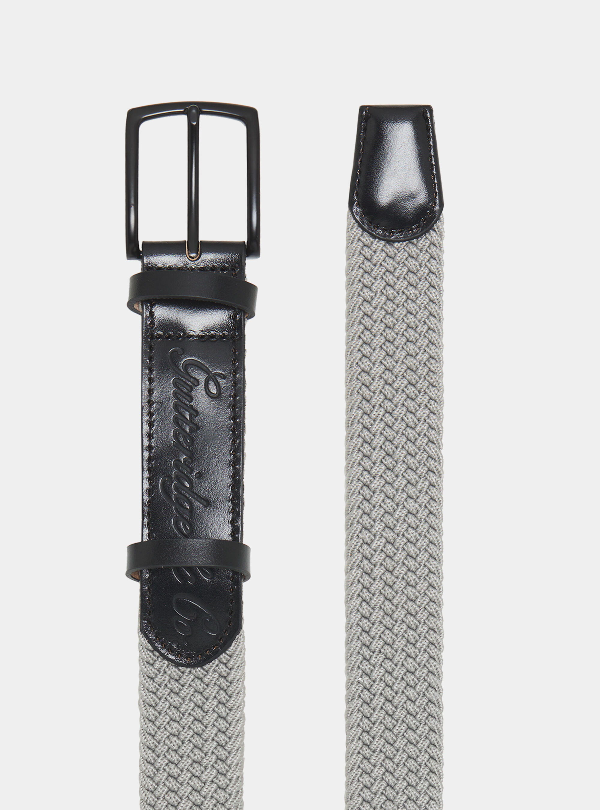 Silver braided belt shop