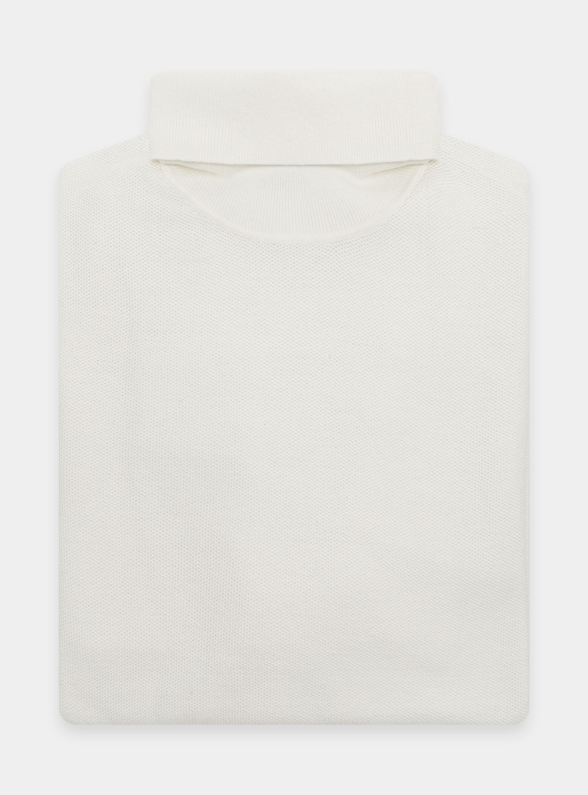 Cashmere cotton turtleneck