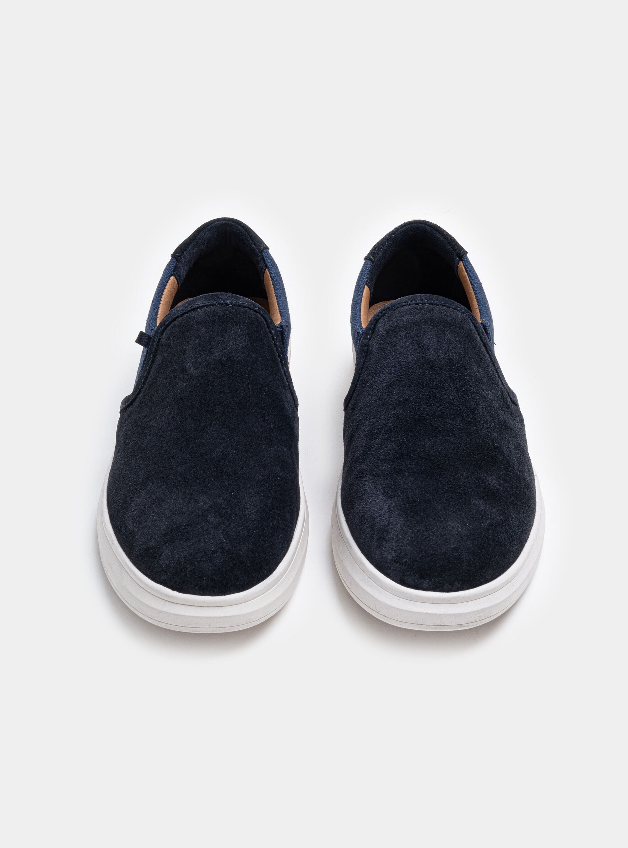 SCARPE FIOCCO LINO AZURRO