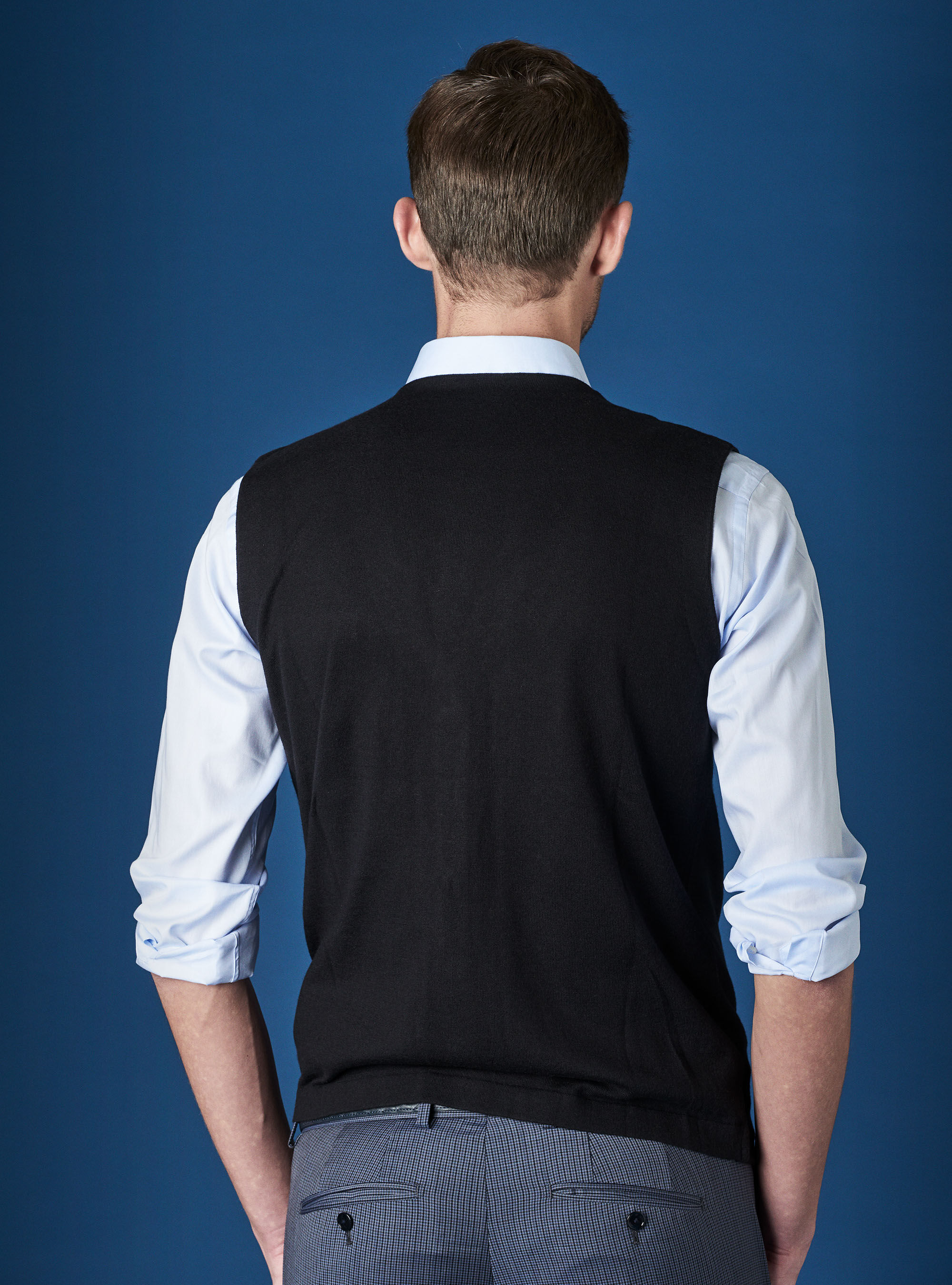 Gilet hot sale noir simple