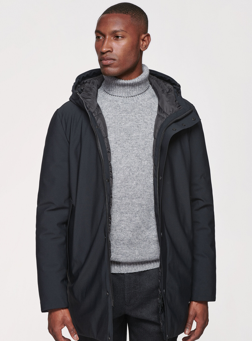 Check Technical Jacket Technical fabric jacket | Gutteridge | Men's Jackets and Vests Sleeveless