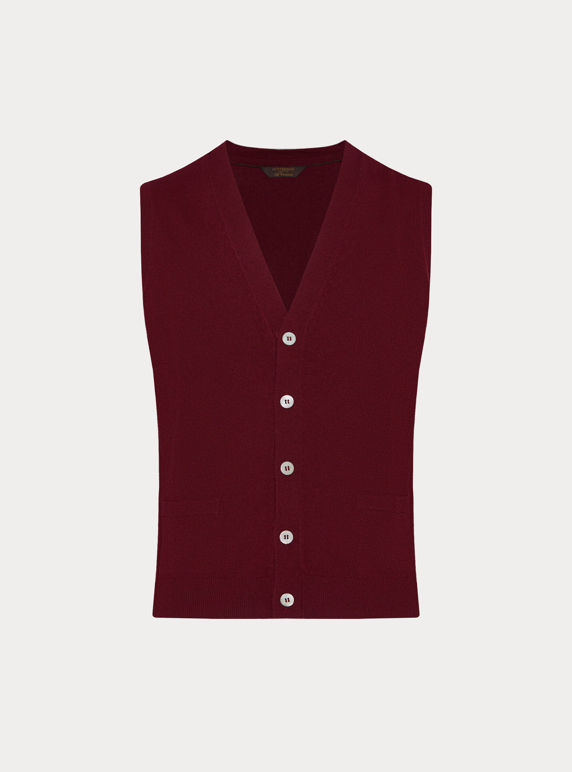 Lambswool and cashmere knit vest, VINACCIA 0401C