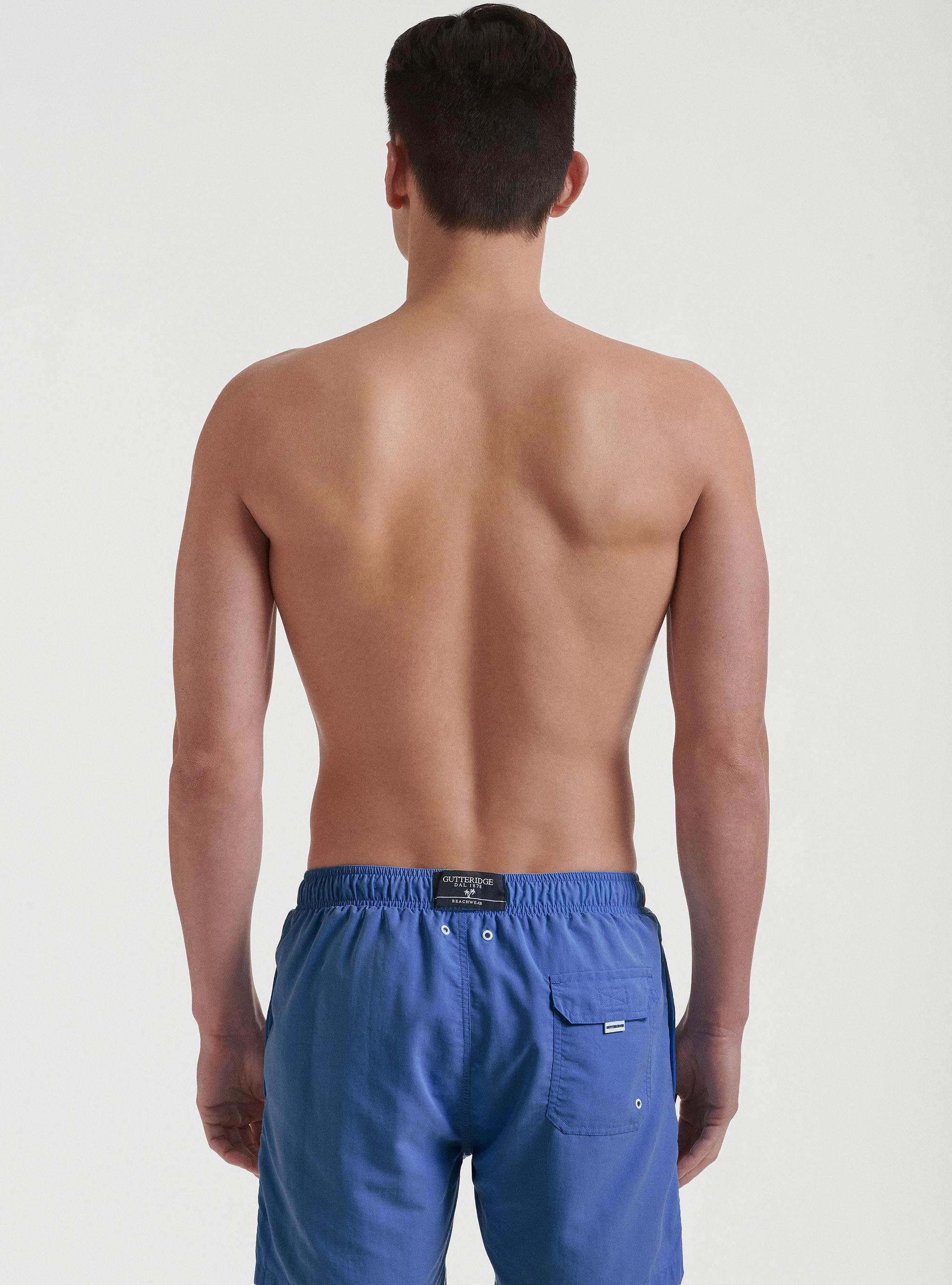 Ba&ntilde;ador de color liso, AZUL ROYAL