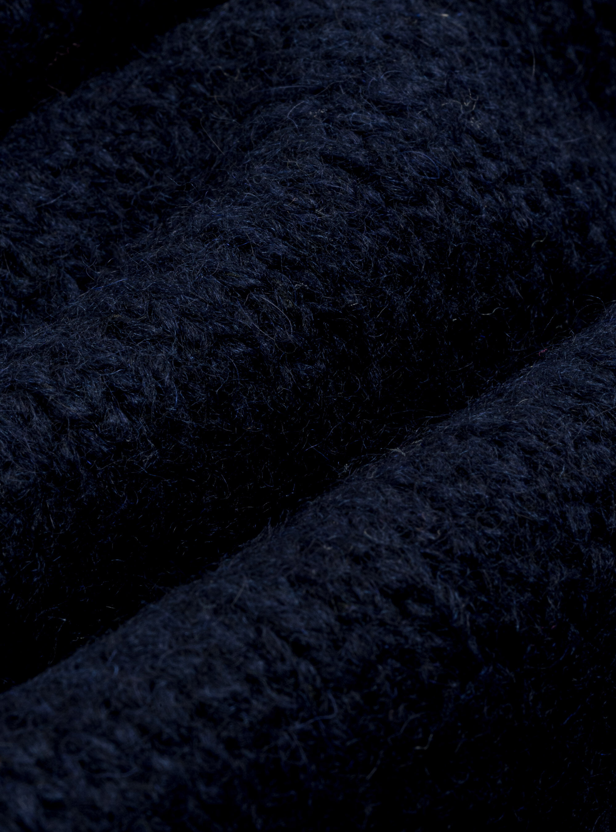 Jersey de mezcla de lana y alpaca, AZUL MARINO