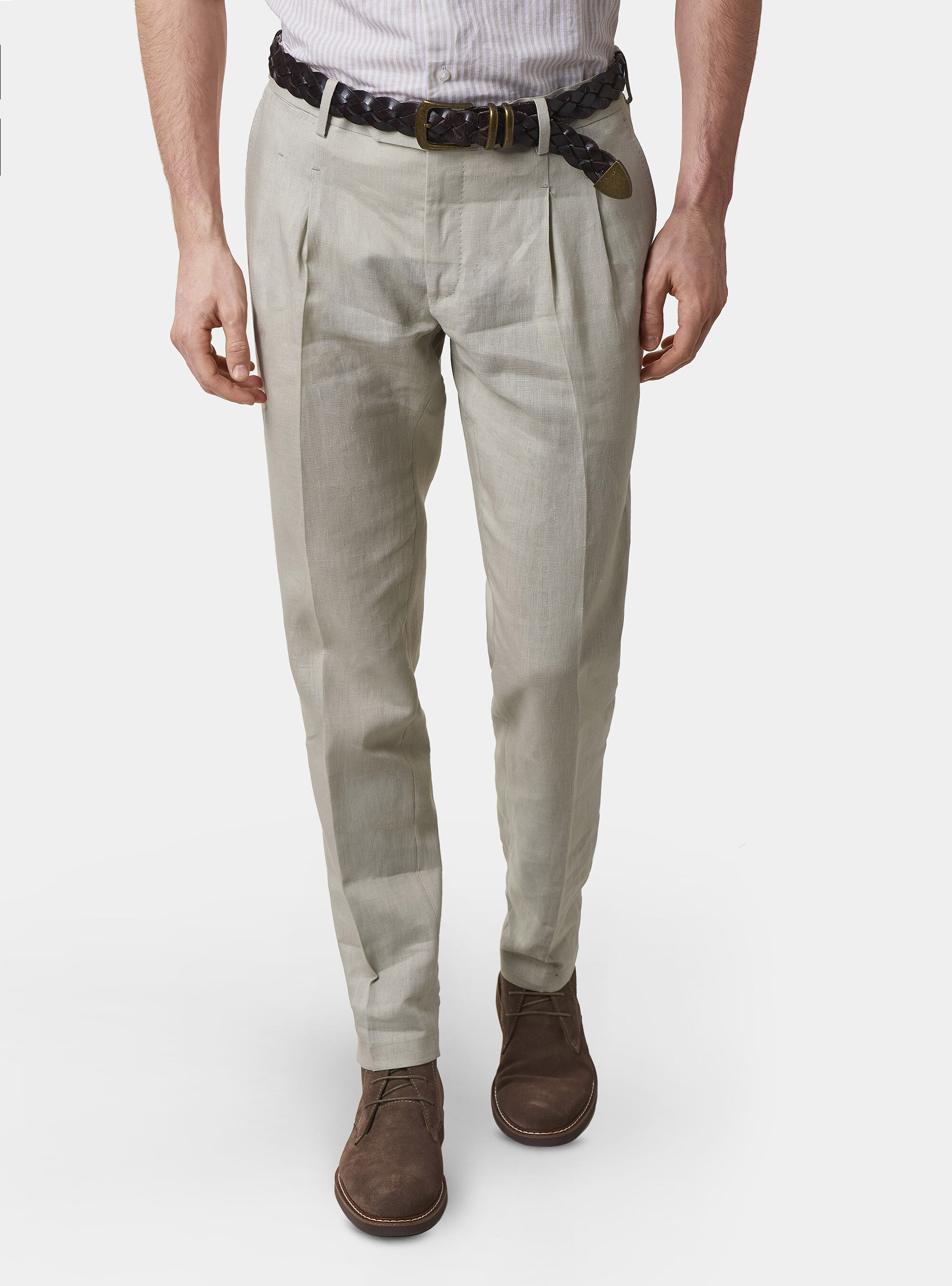 Pure Linen Suit Trousers