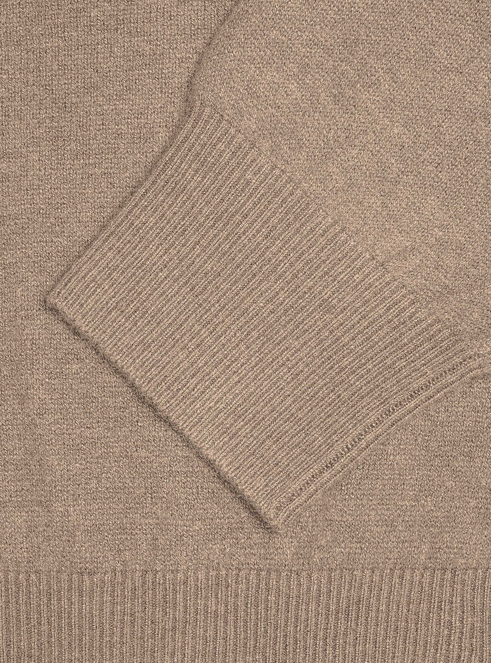 Maglione Girocollo in Misto Lana da Donna in beige Maglione Girocollo in Misto Lana da Donna in beige