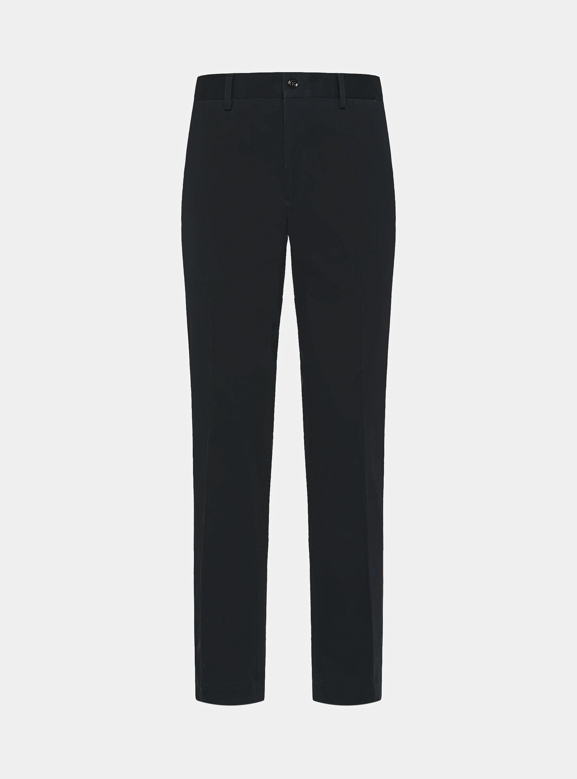 Pantalones de algod&oacute;n esmerilado, AZUL MARINO