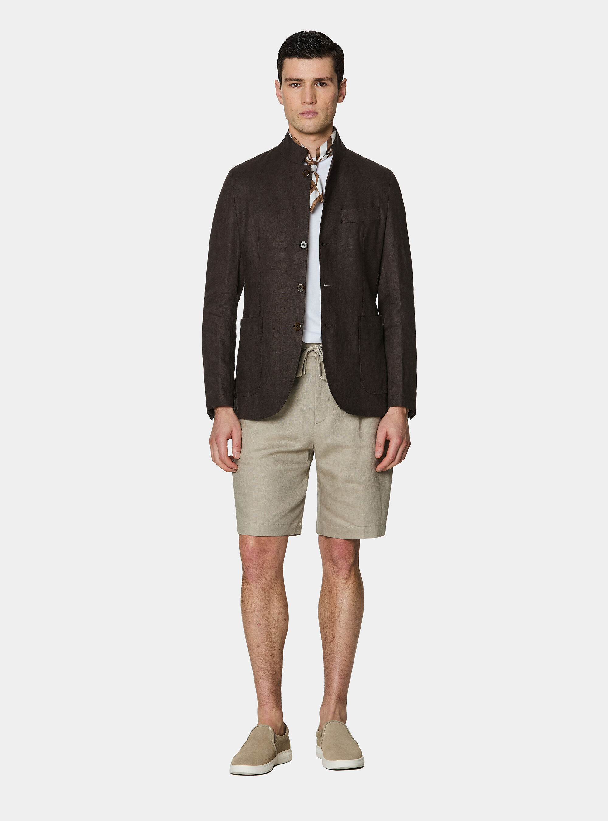 Korean blazer in pure linen