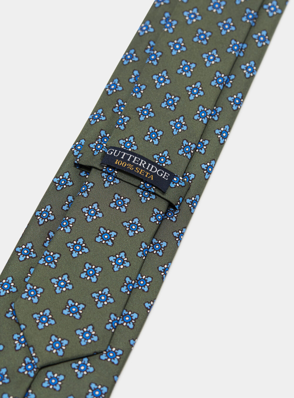 Cravatta in seta fantasia, SALVIA 0602C Cravatta in seta fantasia