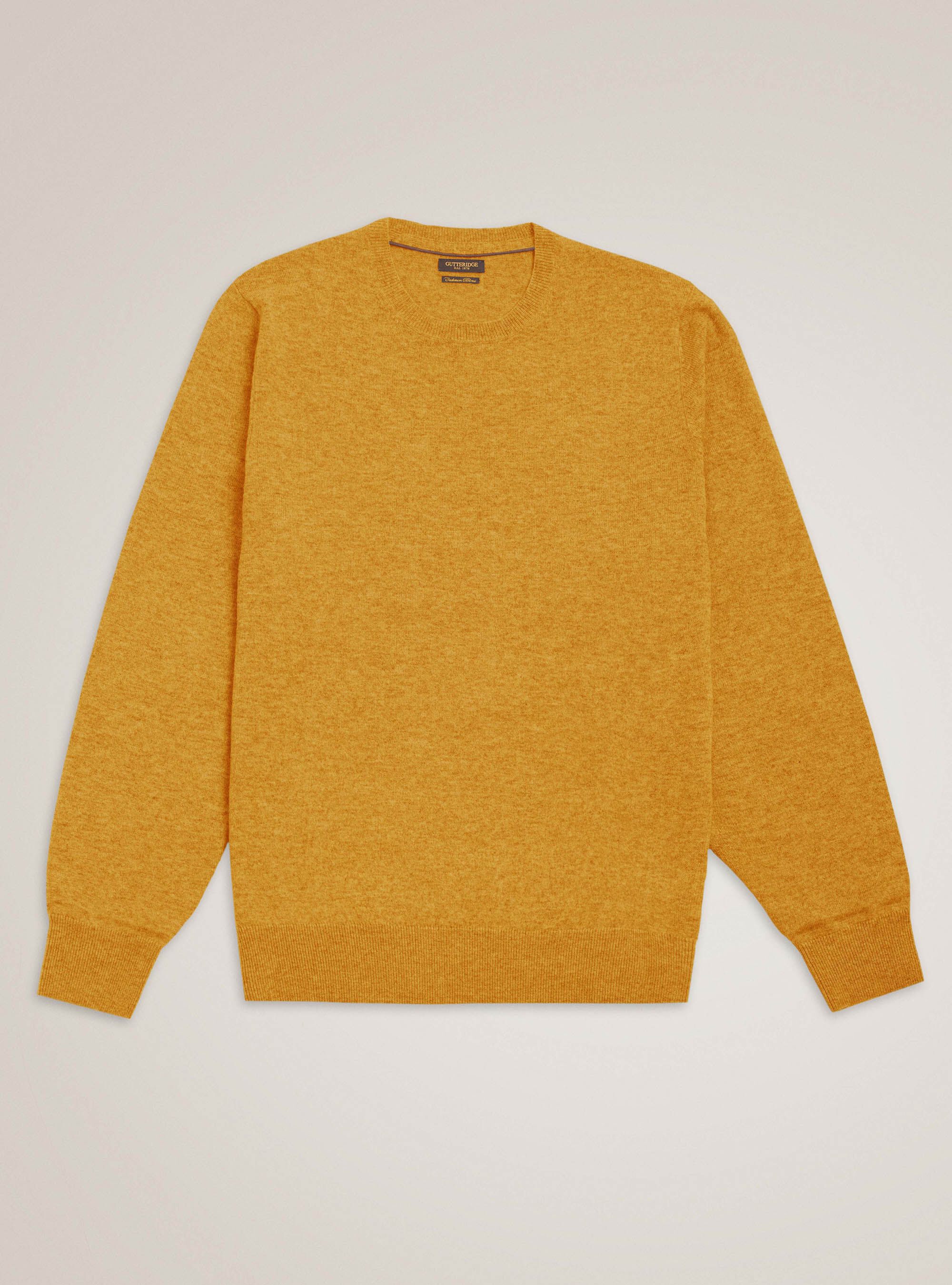 Maglia girocollo in lana lambswool e cashmere