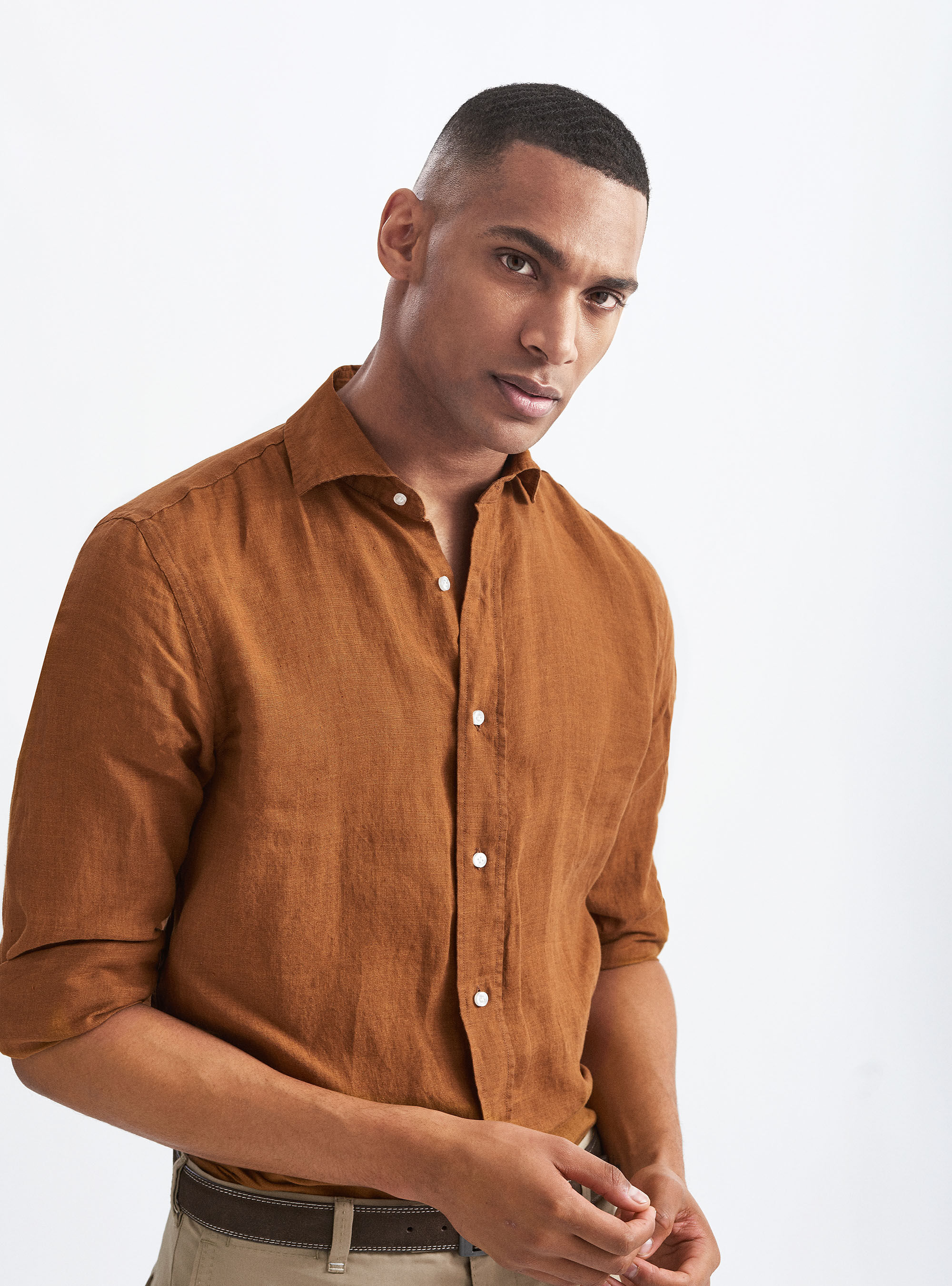 Pure linen shirt | GutteridgeEU