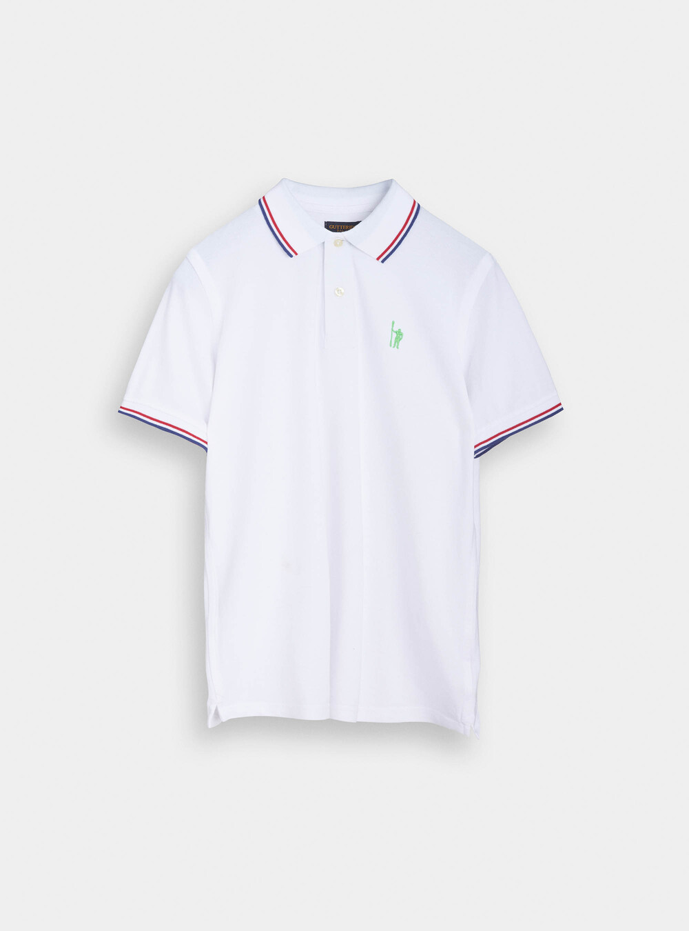 Piqué polo shirt with contrasting edging | GutteridgeEU | Polo Uomo