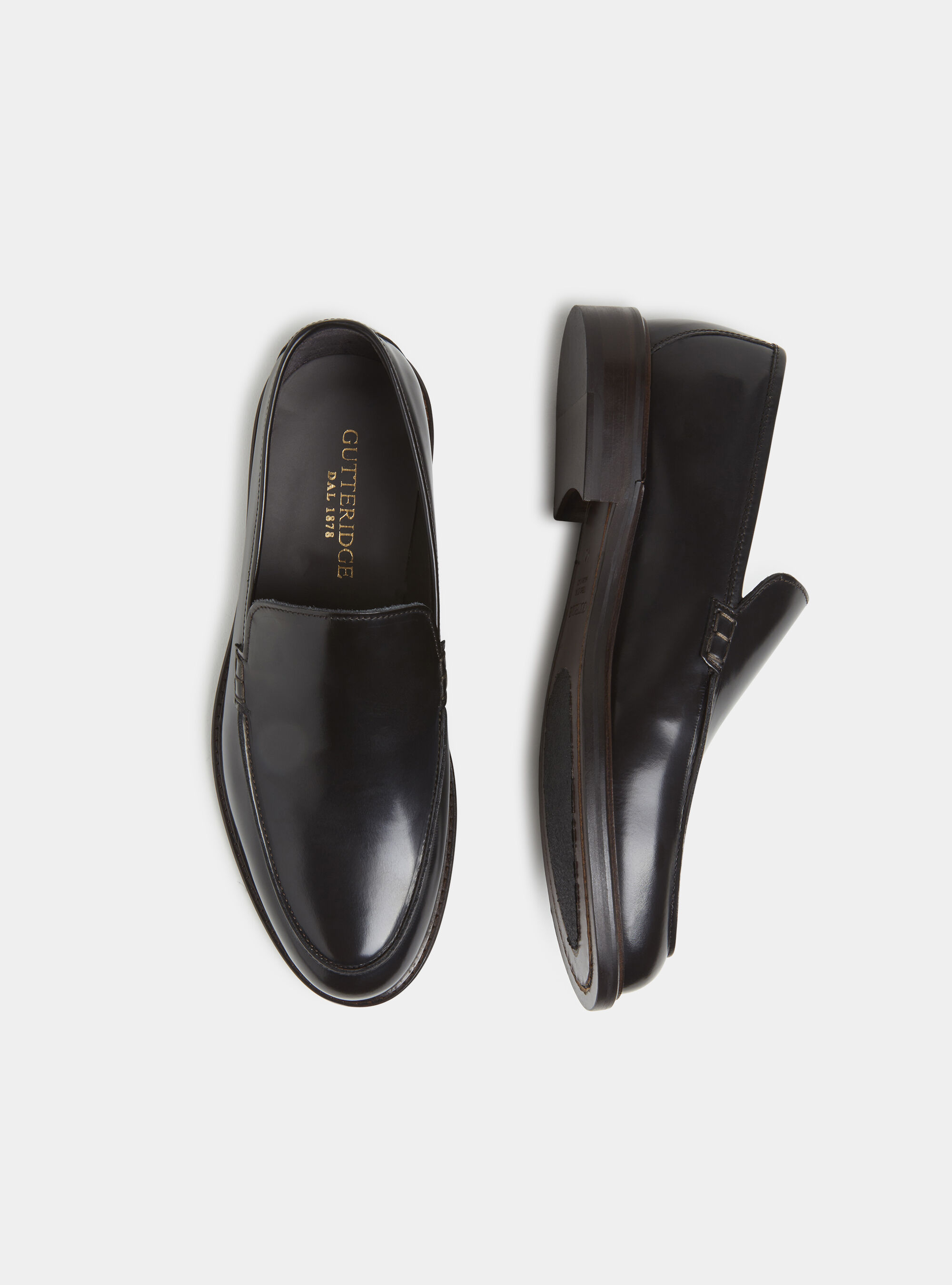 Mocassini in pelle abrasivata, TESTA DI MORO