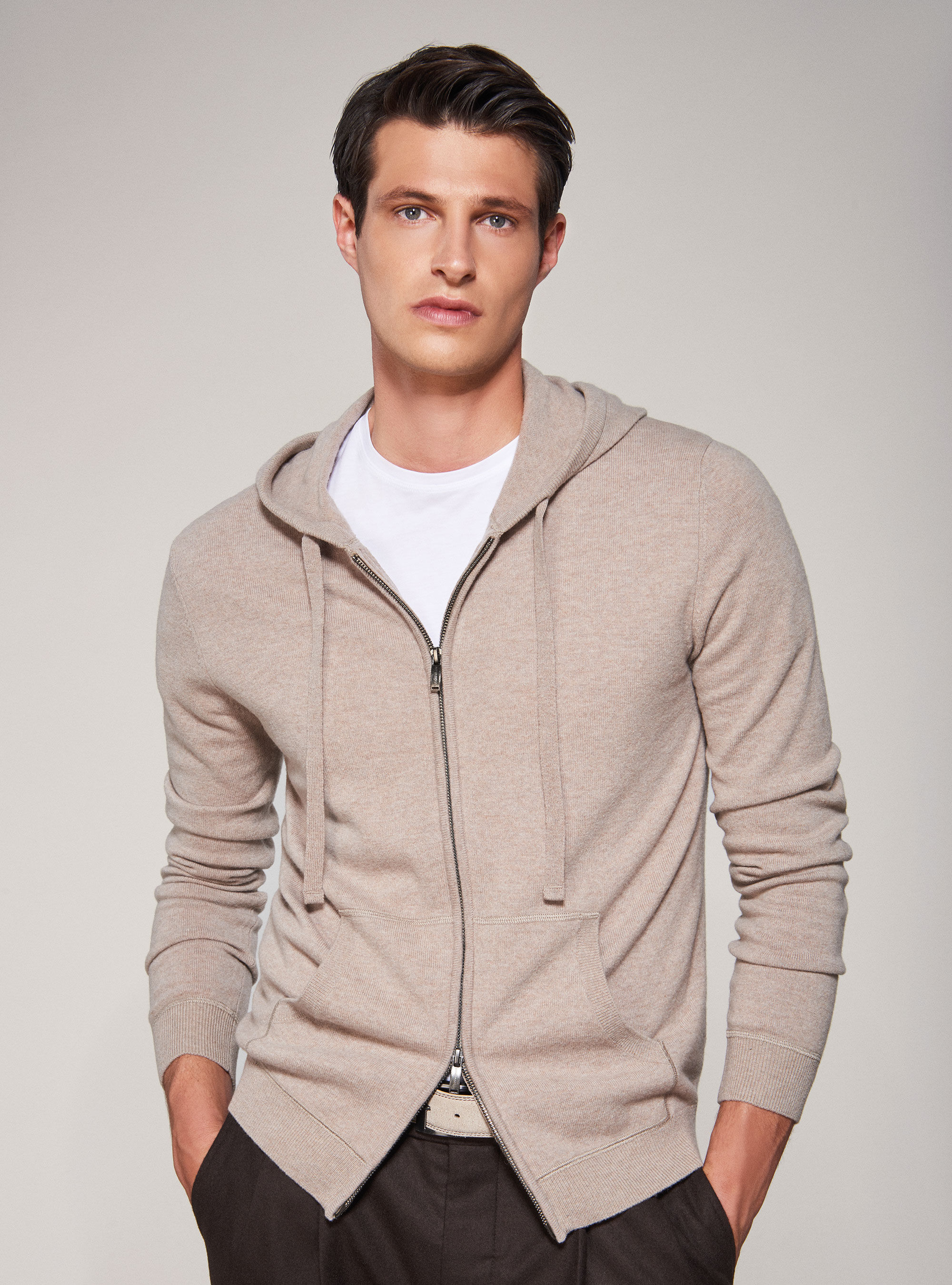 drawstring hooded sweater