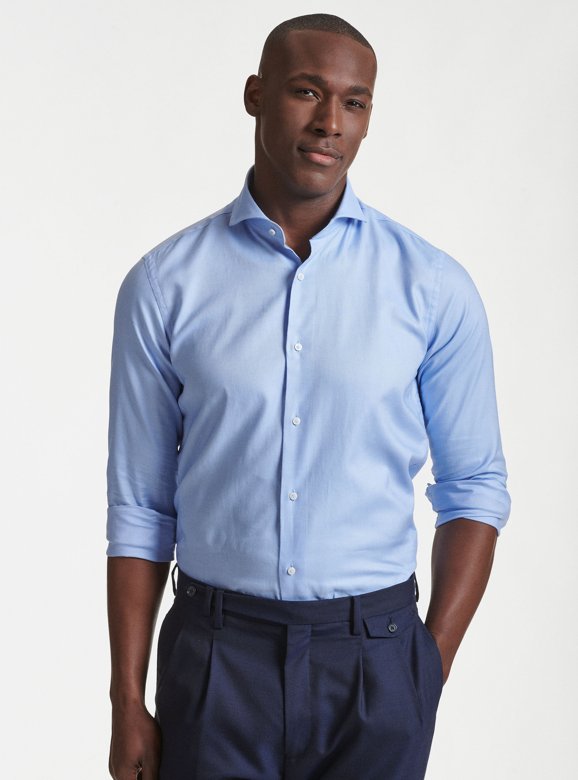 Camicia azzurro oxford outlet