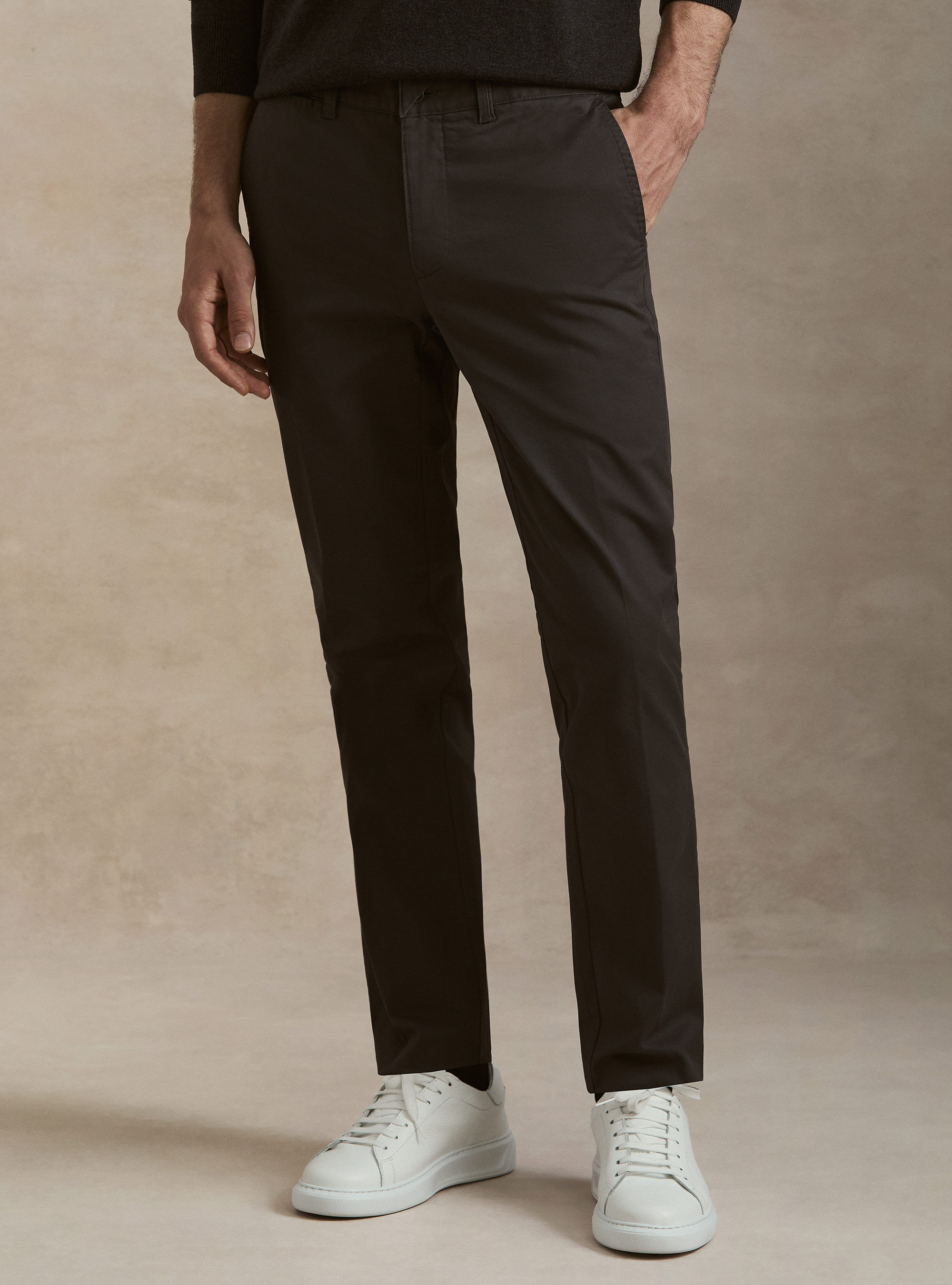 Slack slim fit in twill stretch