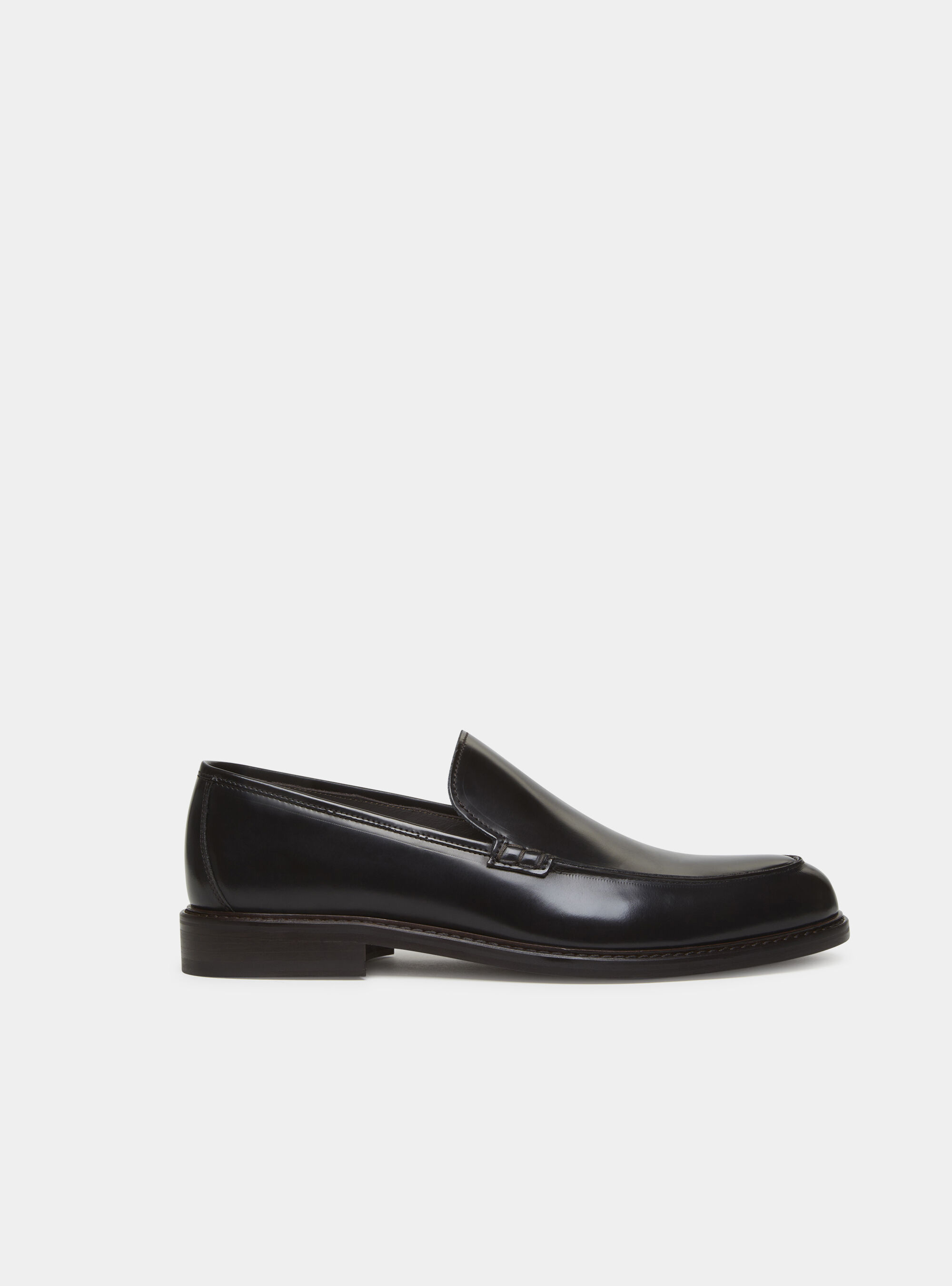 Mocassini in pelle abrasivata, TESTA DI MORO