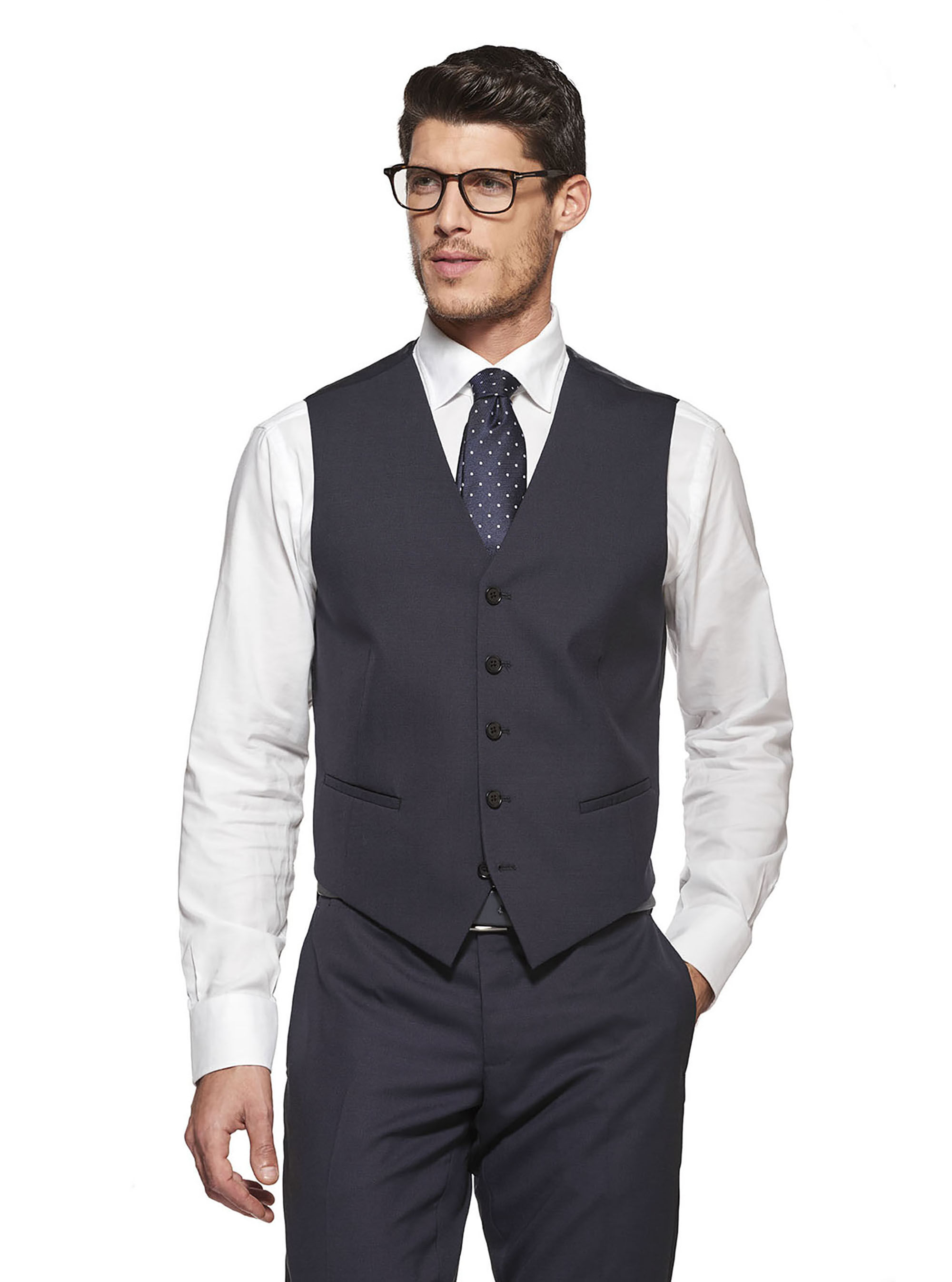 Gilet in fresco lana
