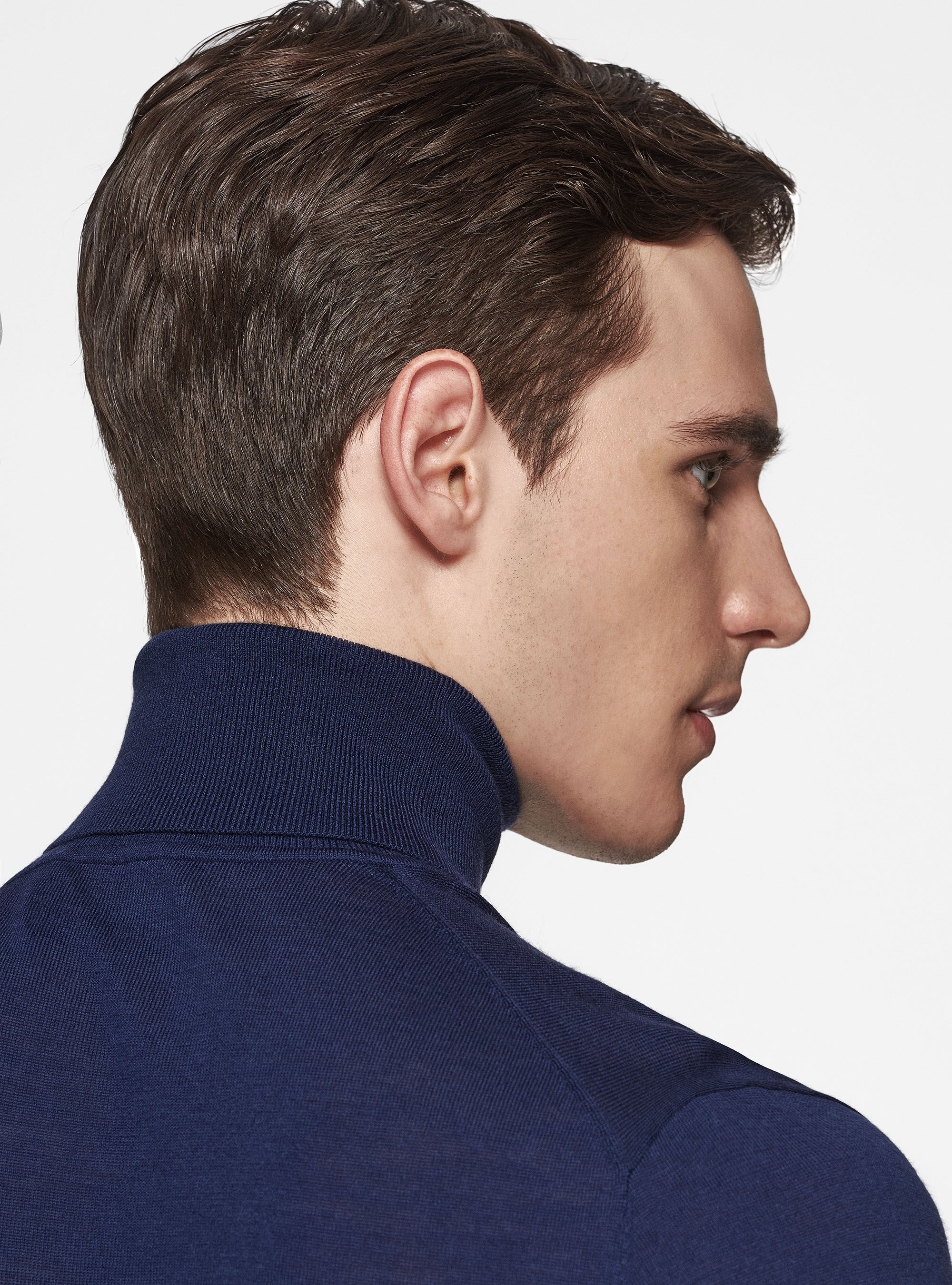 Dolcevita in pura lana merino extrafine, INCHIOSTRO