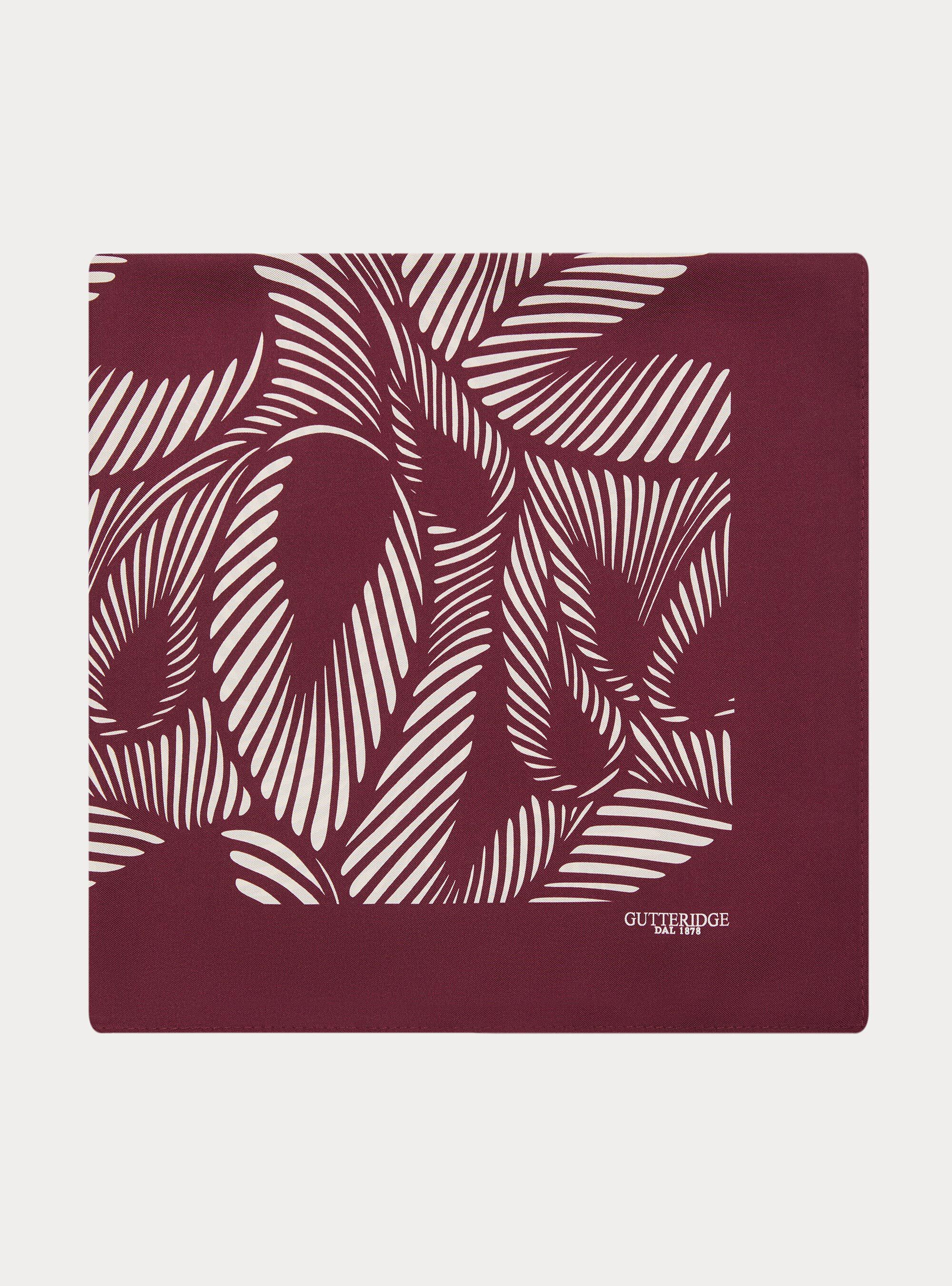 Foulard stampato in seta fantasia