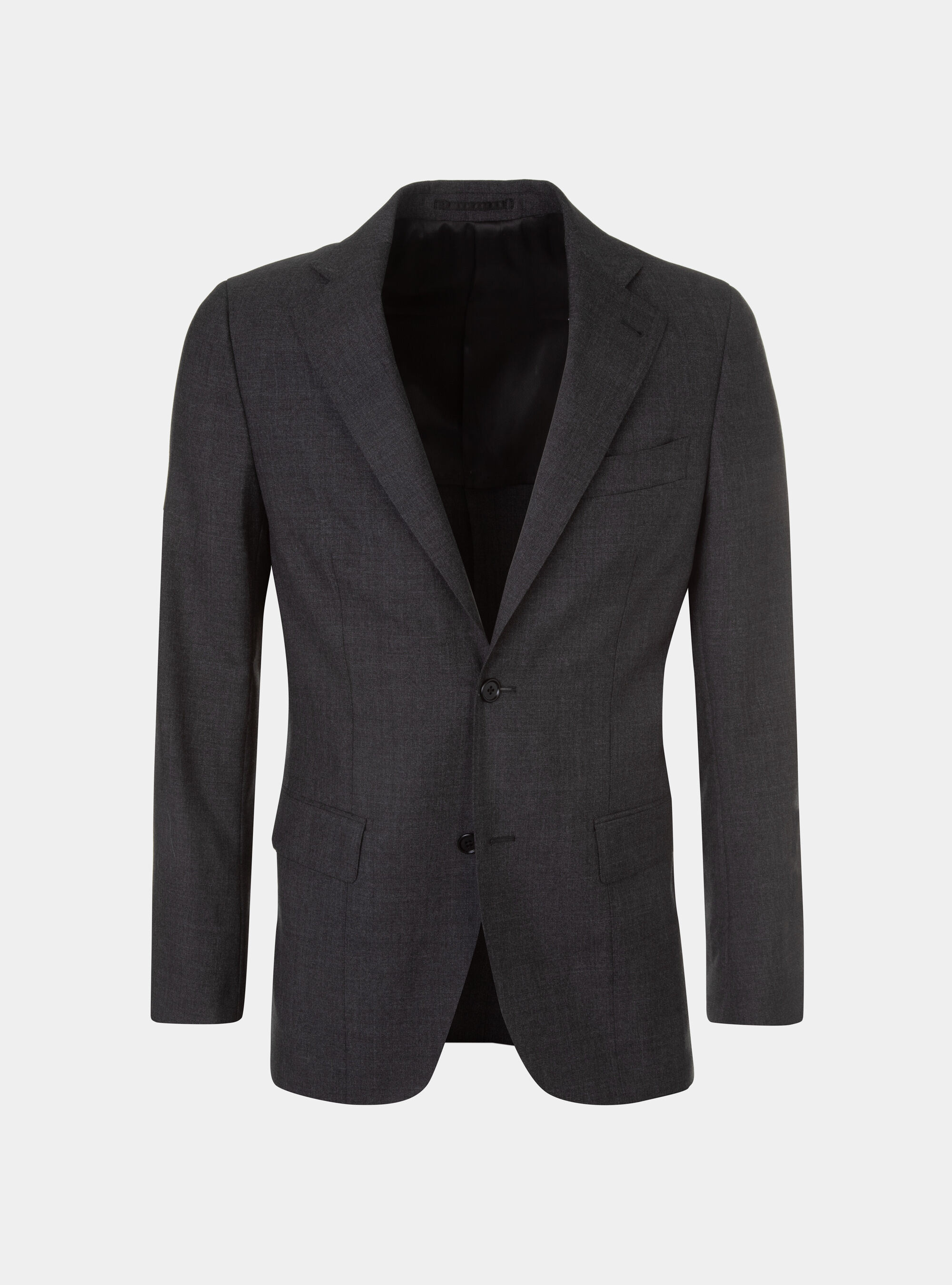 Giacca per abito in pura lana tessuto Vitale Barberis Canonico, ASFALTO