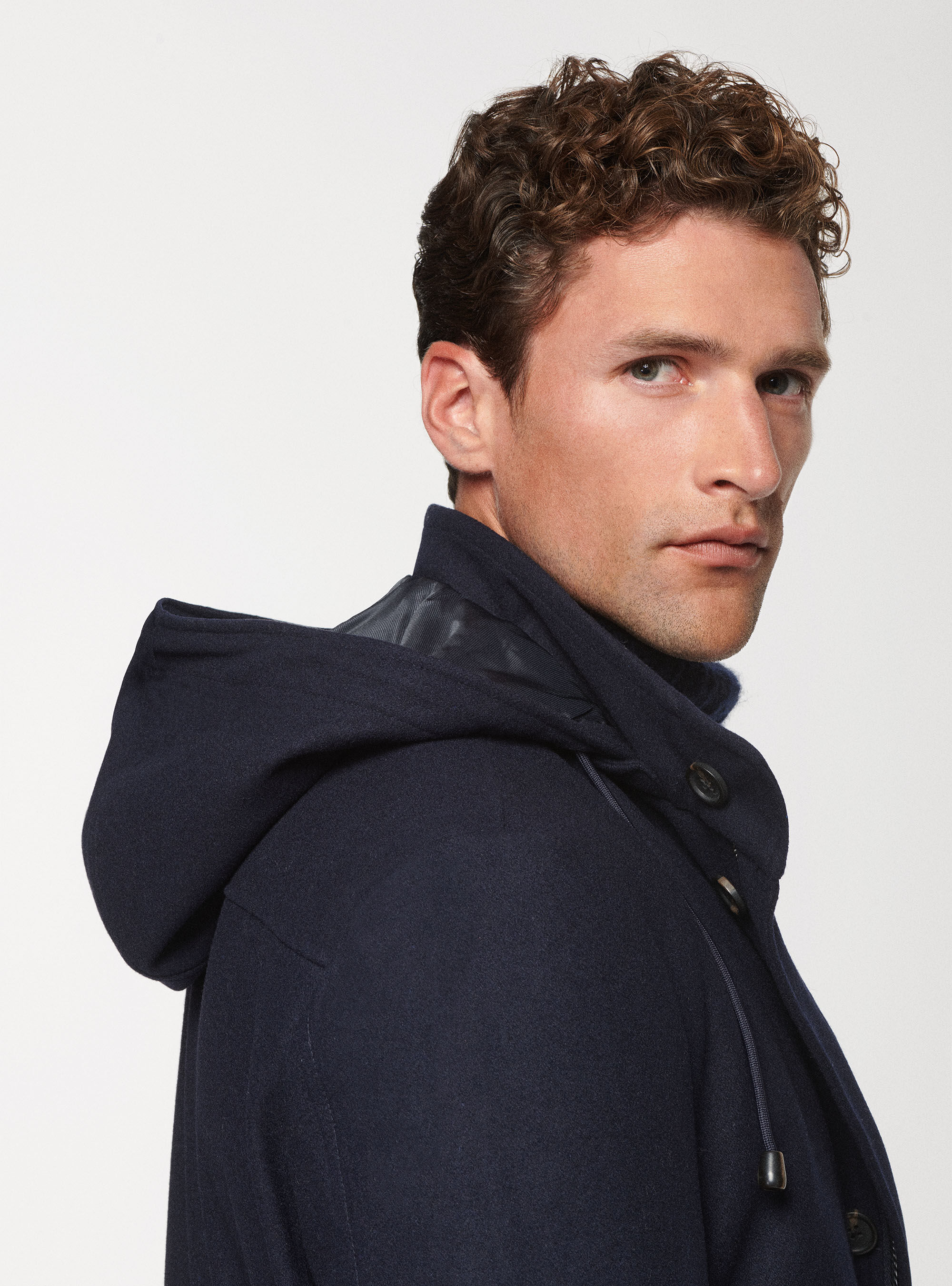 Wool-blend coat