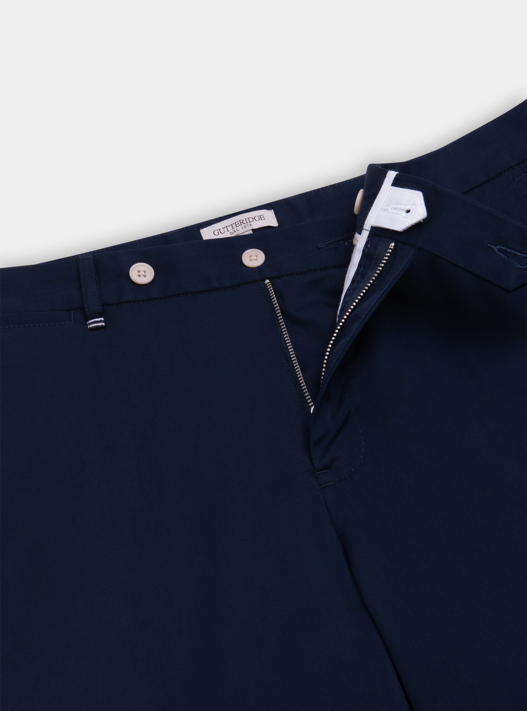 Bermuda in twill di cotone leggero, BLU NAVY