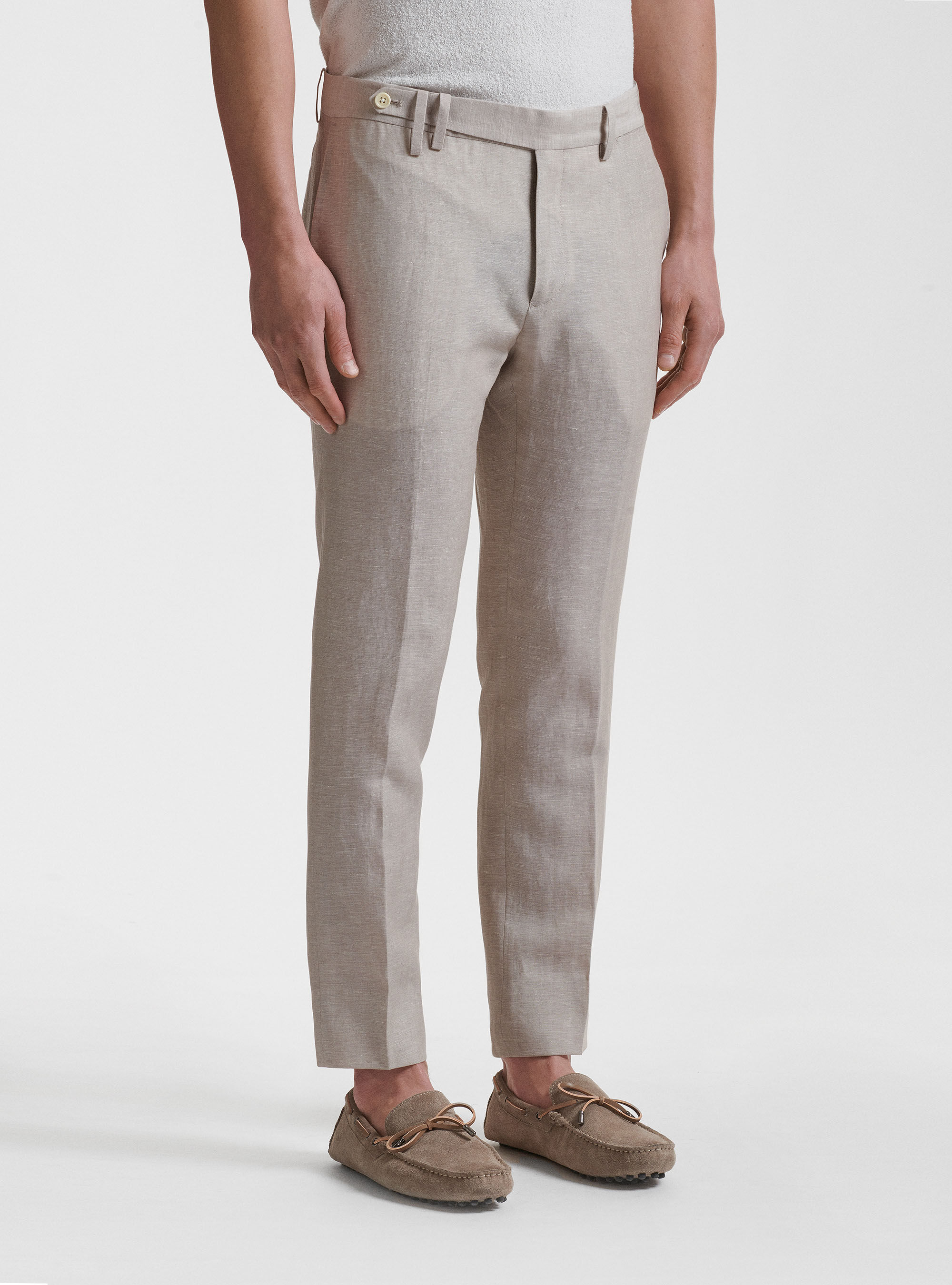 Wool and linen suit trousers DUEMILAGORI