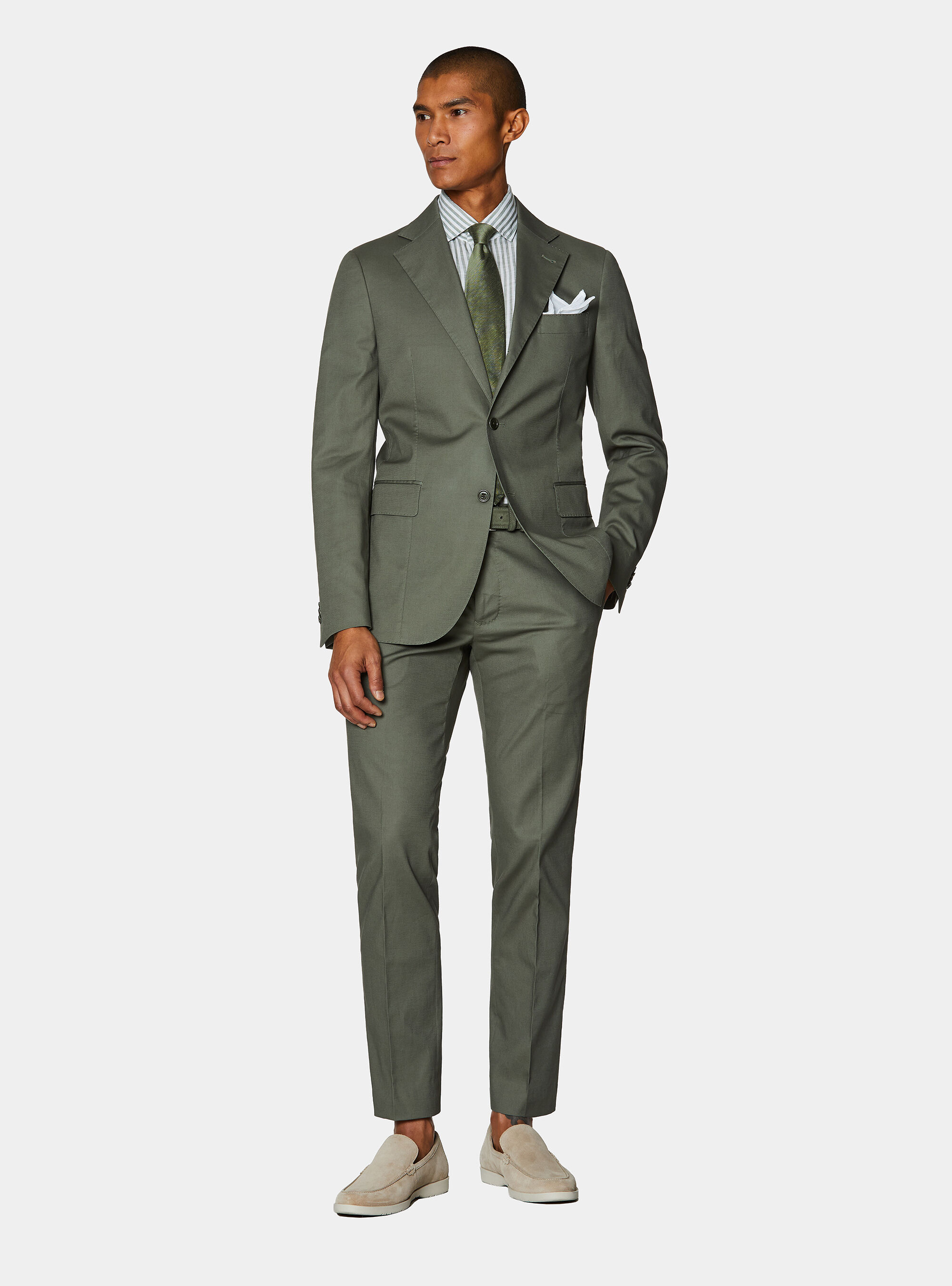 Pantaloni abito in cotone