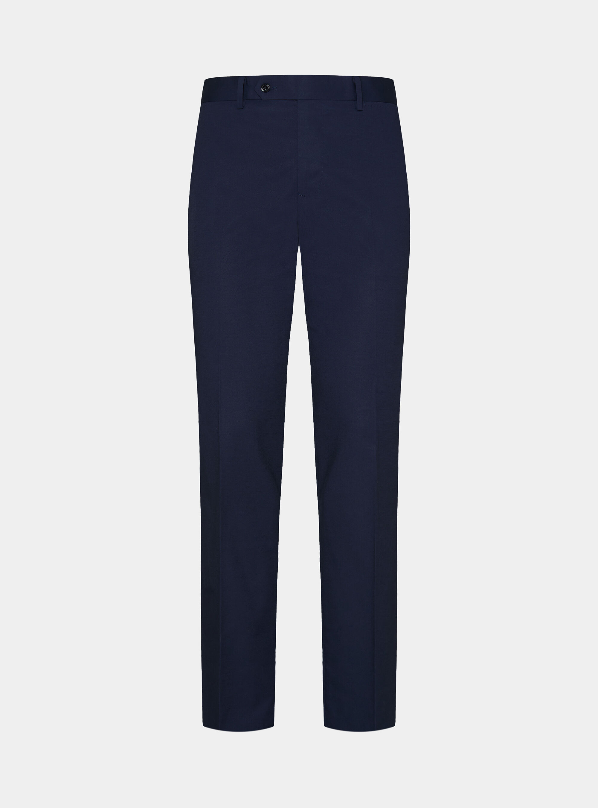 Pantaloni abito in cotone, BLU NAVY