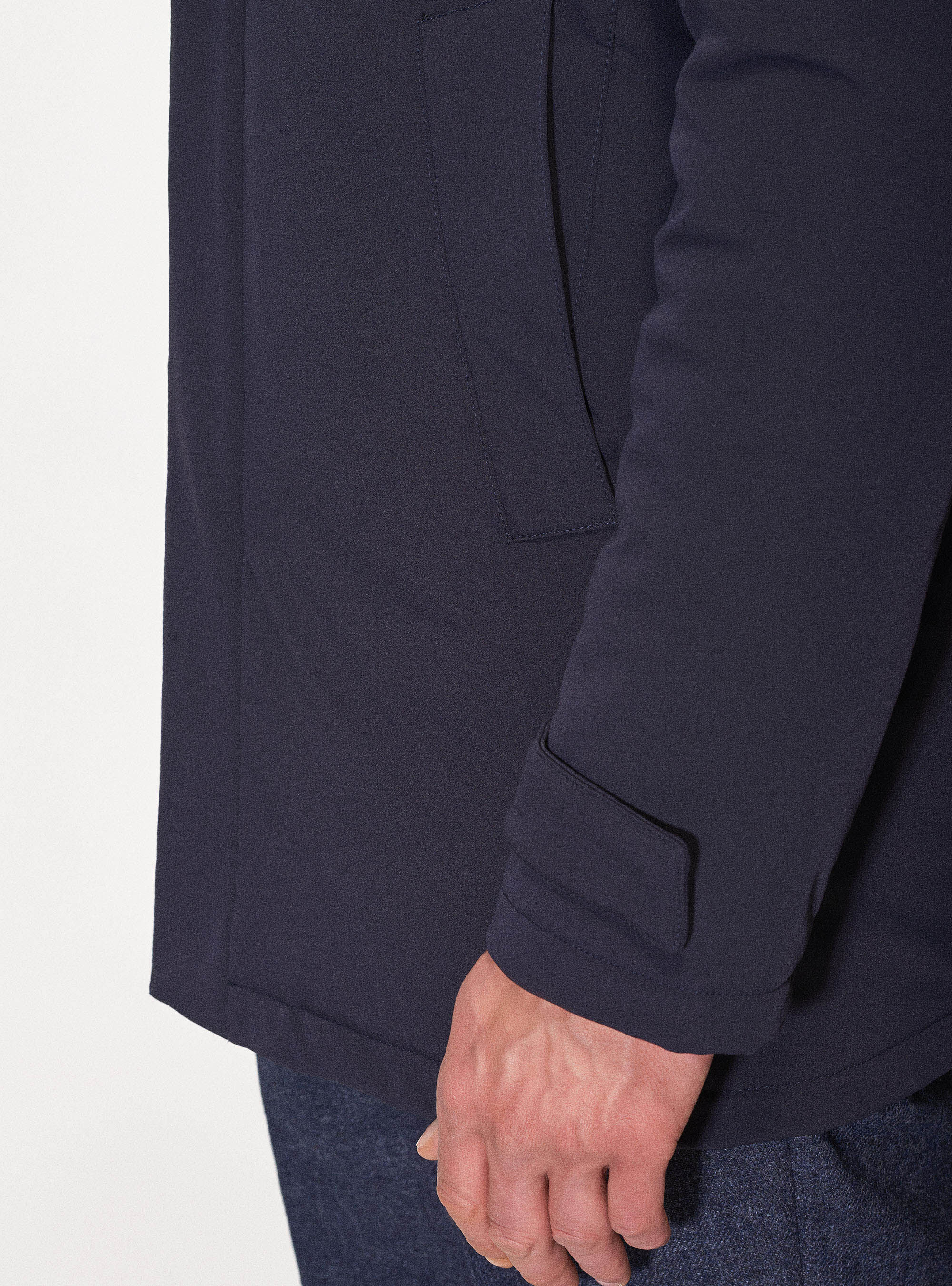 Technical jacket with Primaloft padding, NAVY BLUE
