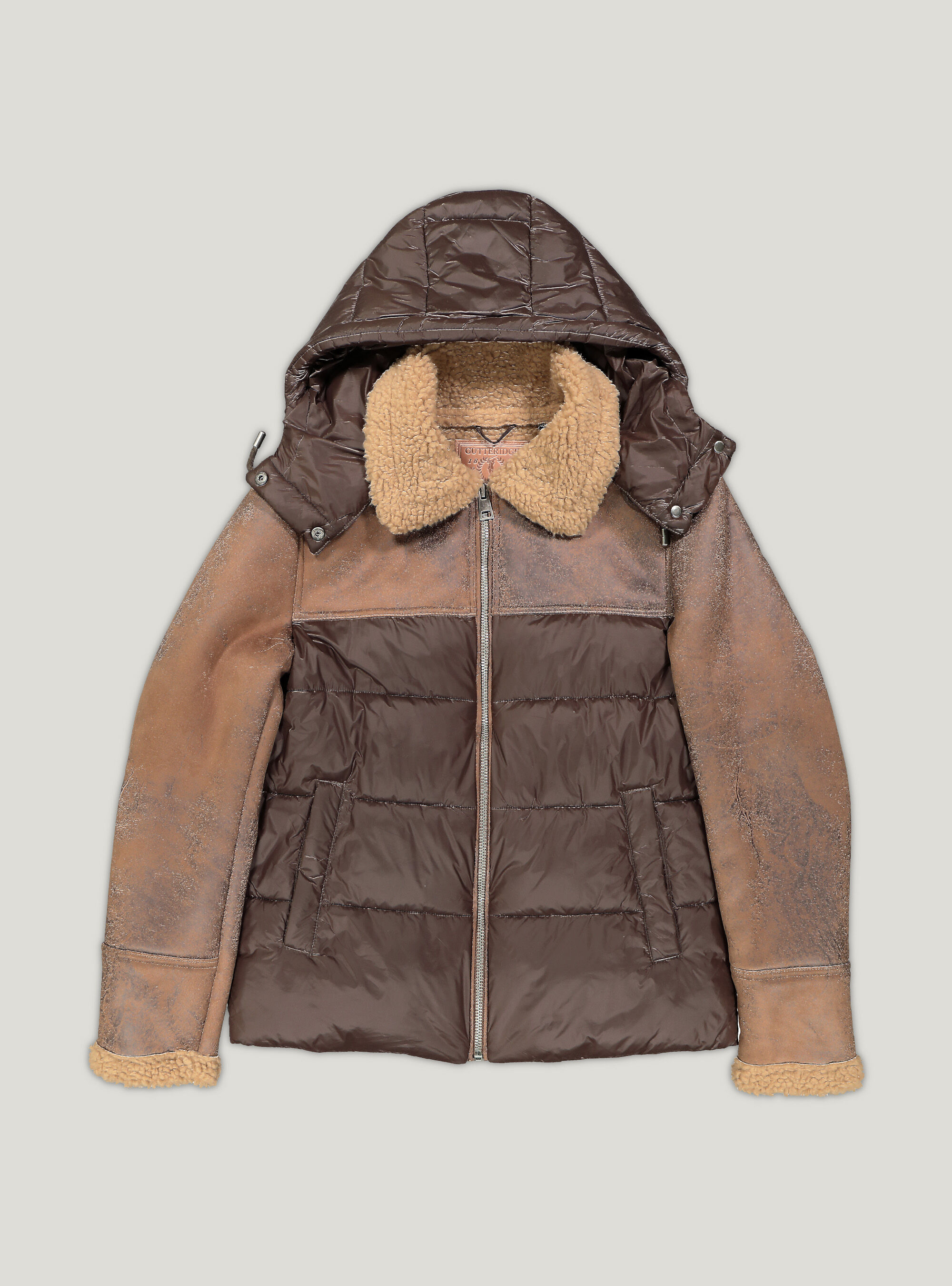 Fake sheepskin jacket top