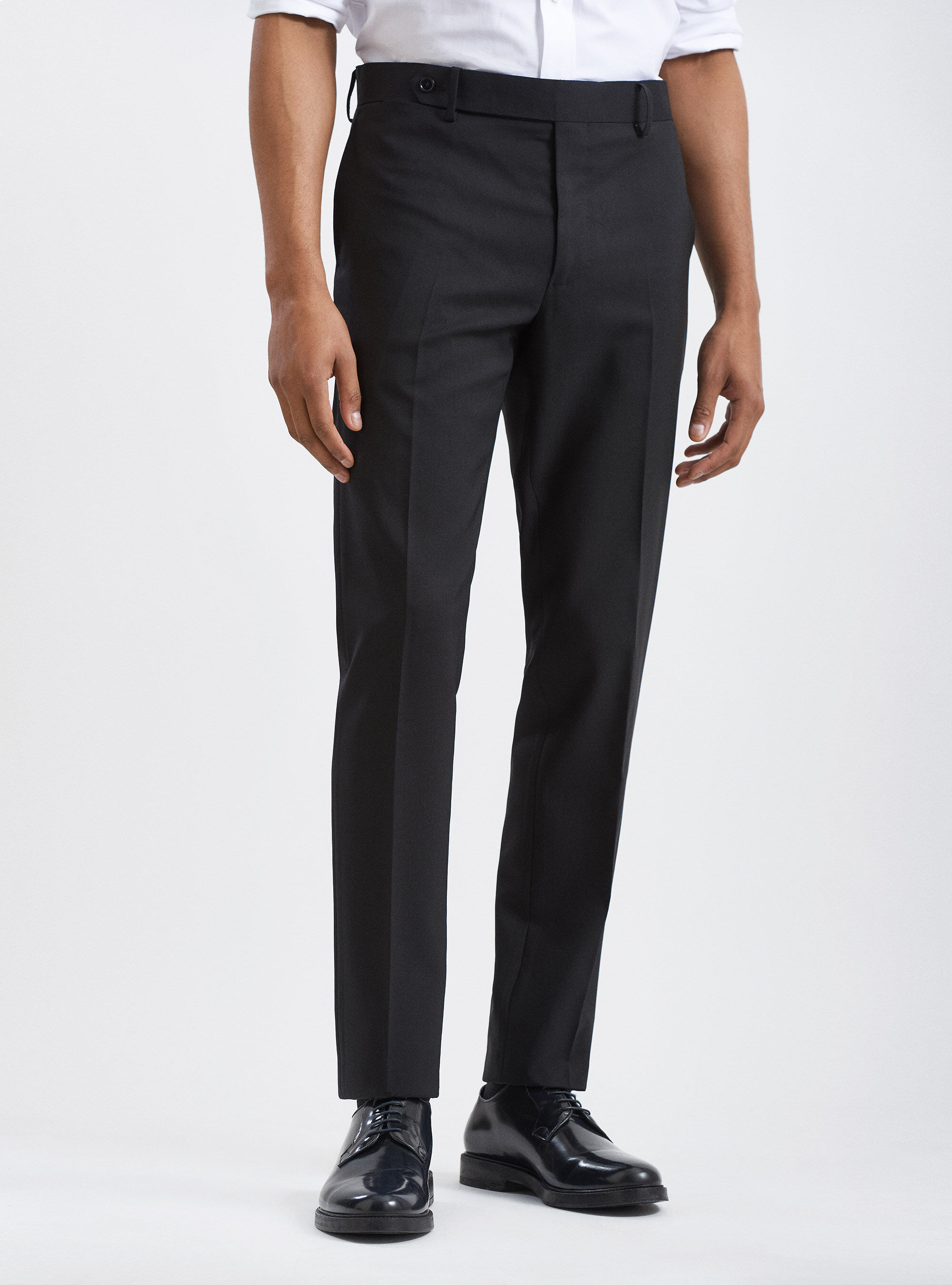 Pantaloni per abito in pura lana tessuti Vitale Barberis Canonico