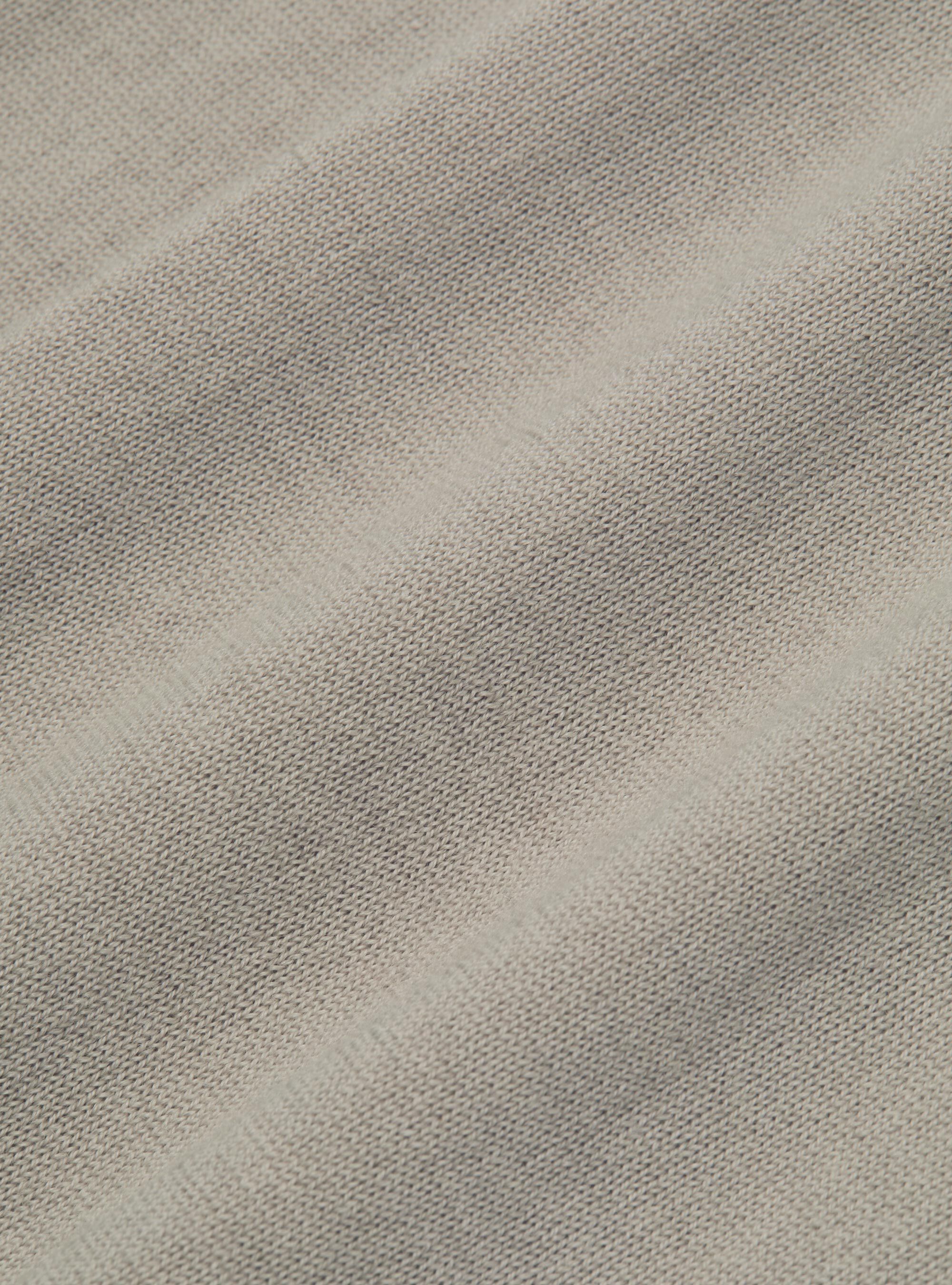 Turtleneck in pure extra-fine merino wool, SAND