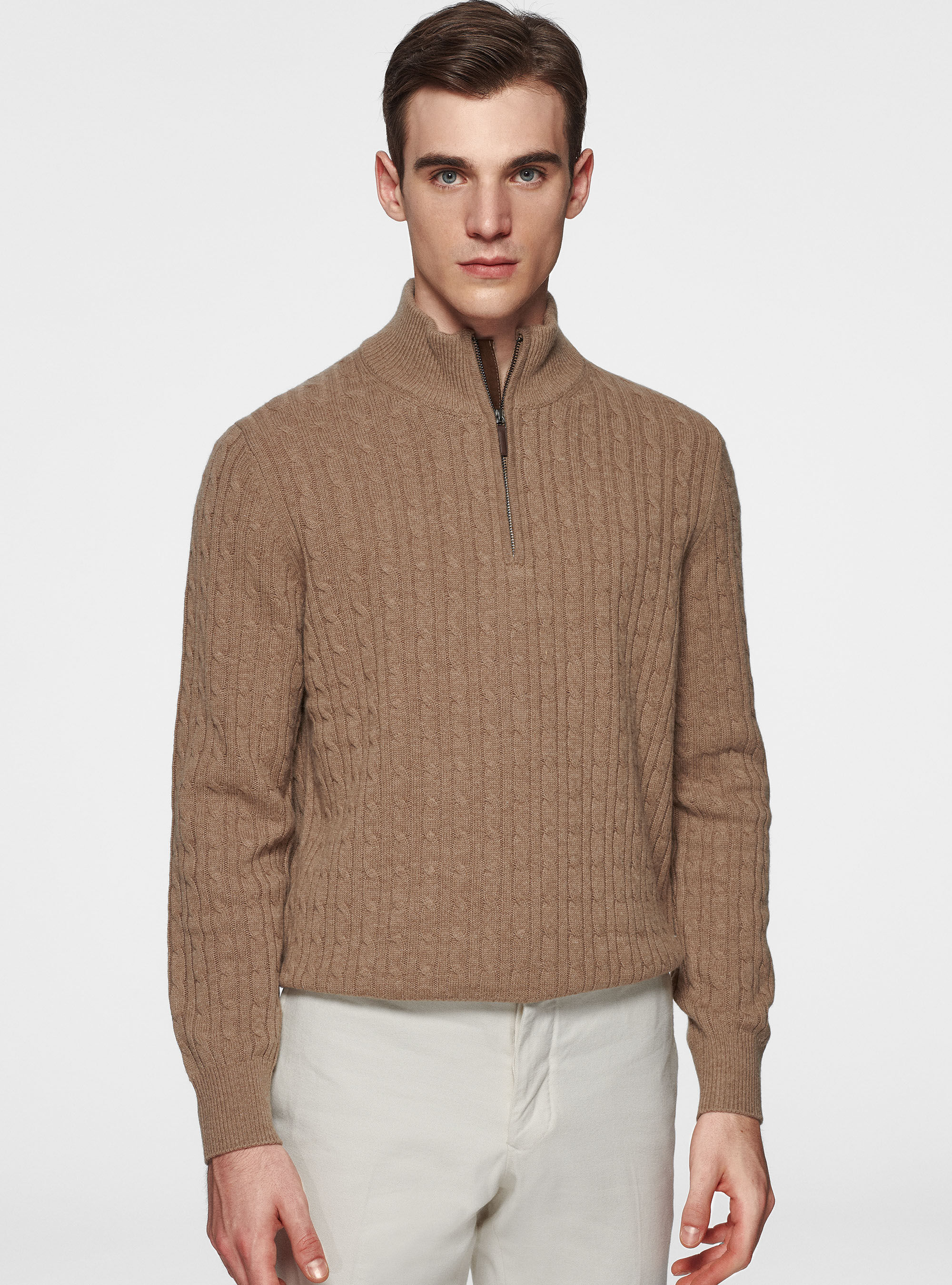 Cashmere mockneck sweater hot sale