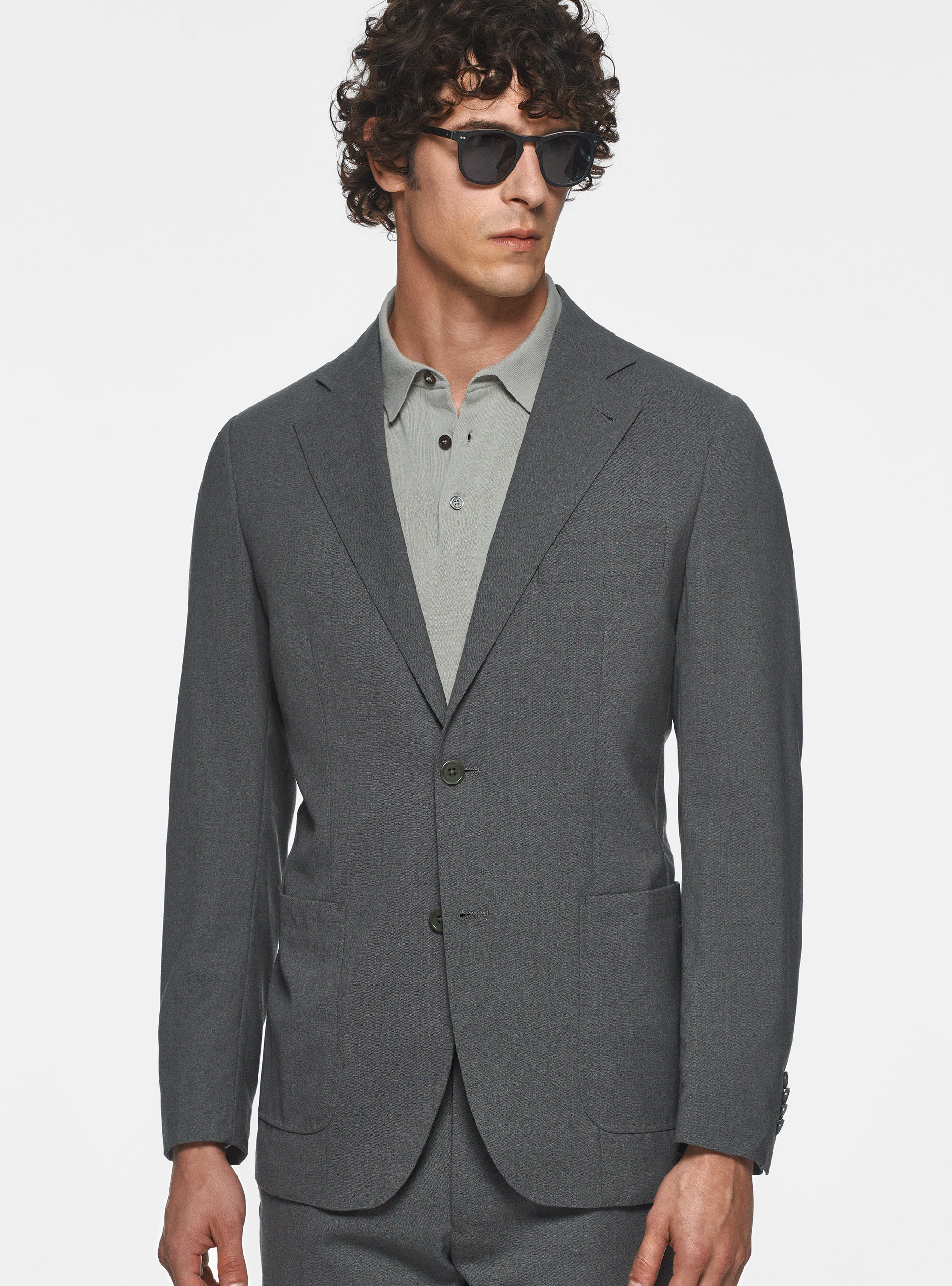 Cerruti pure wool travel blazer