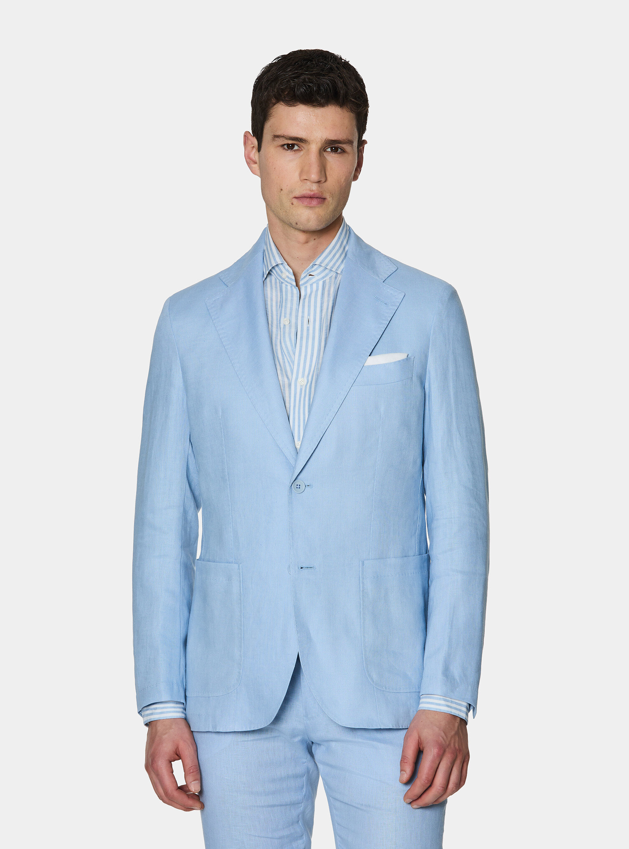 Pure linen suit blazer
