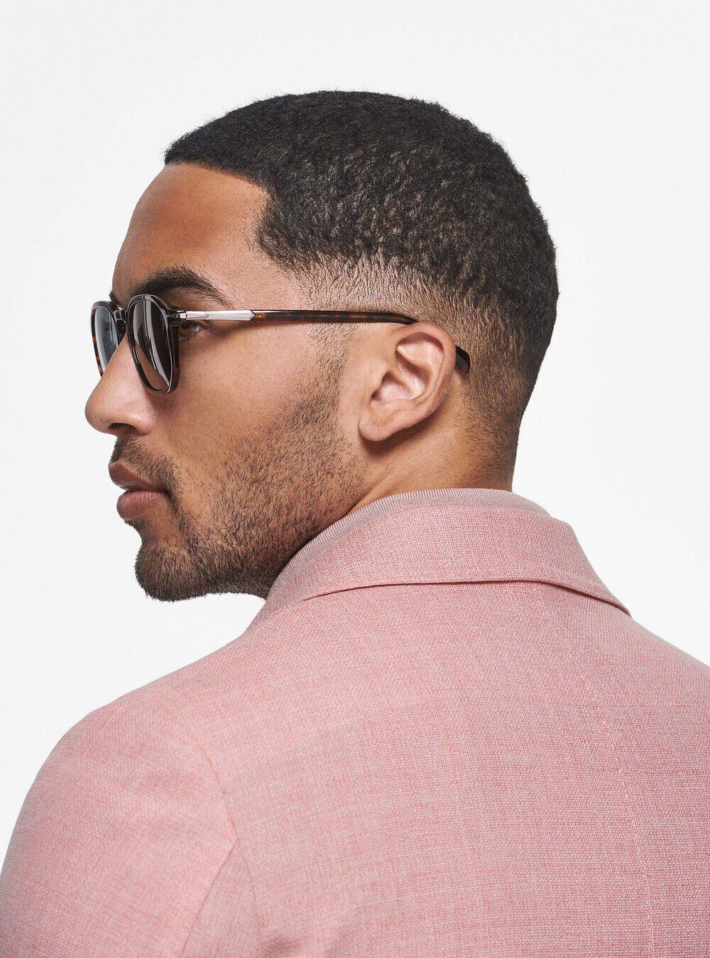 Veste en pure laine microtextur&eacute;e, ROSE