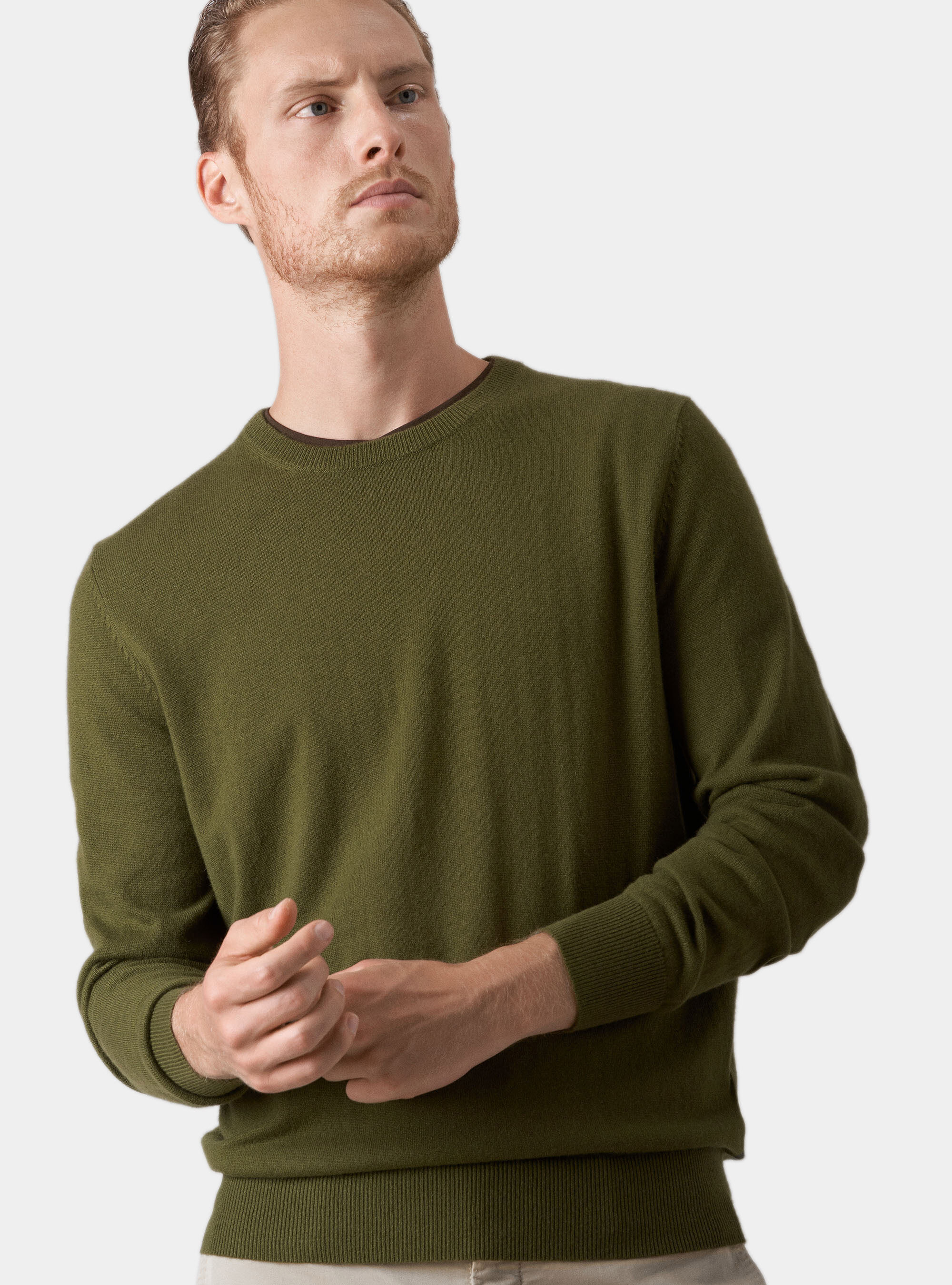 Olive colored sweaters discount