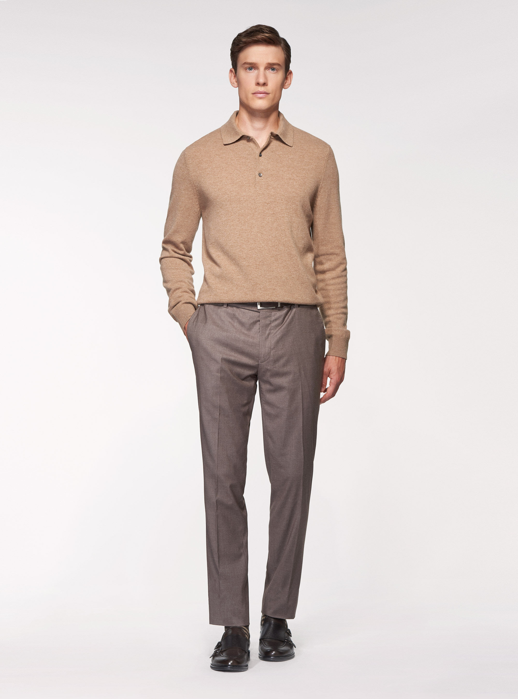 Pantalones de traje slim fit, BARRO