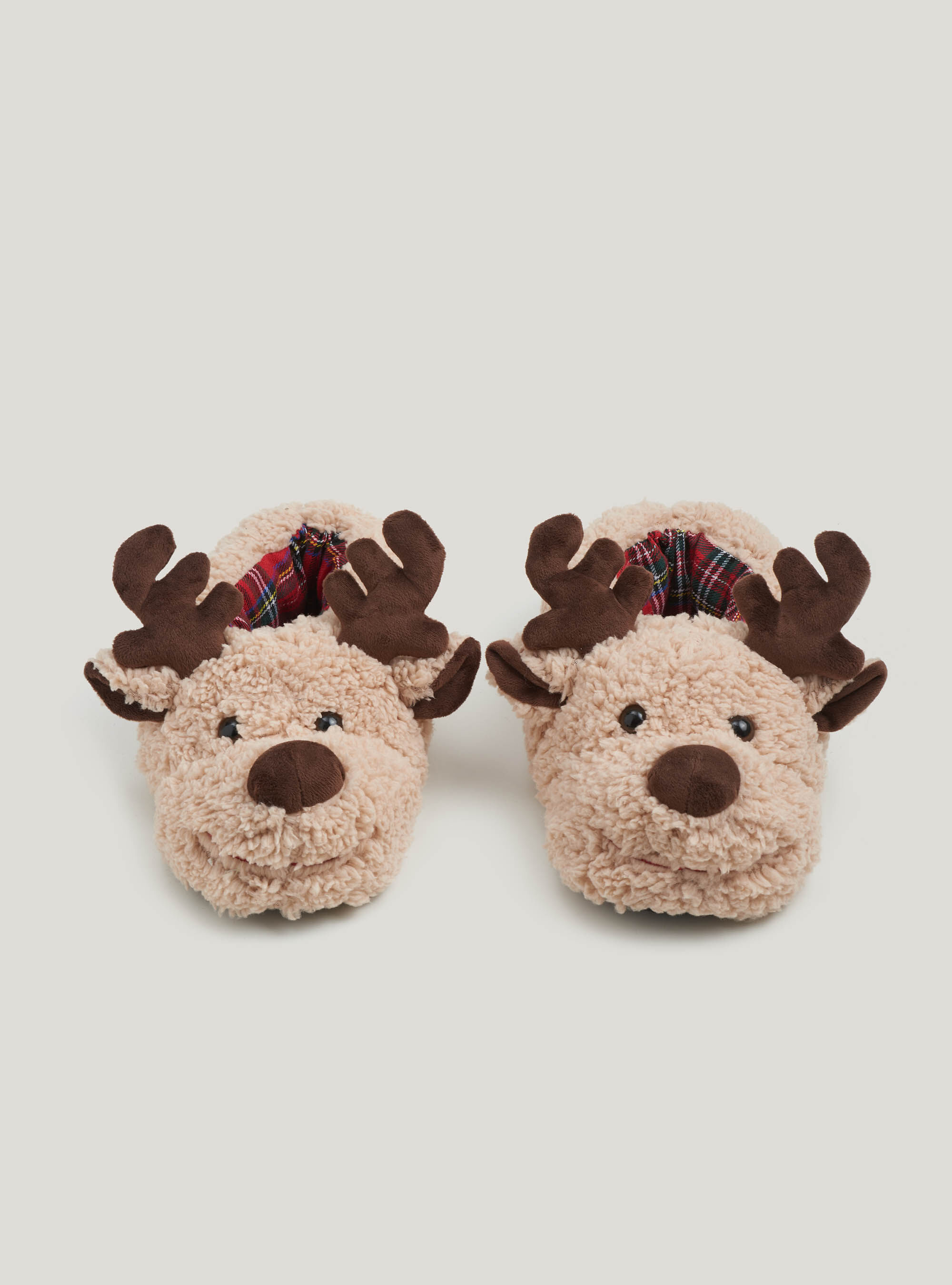 Reindeer slippers for kids deals
