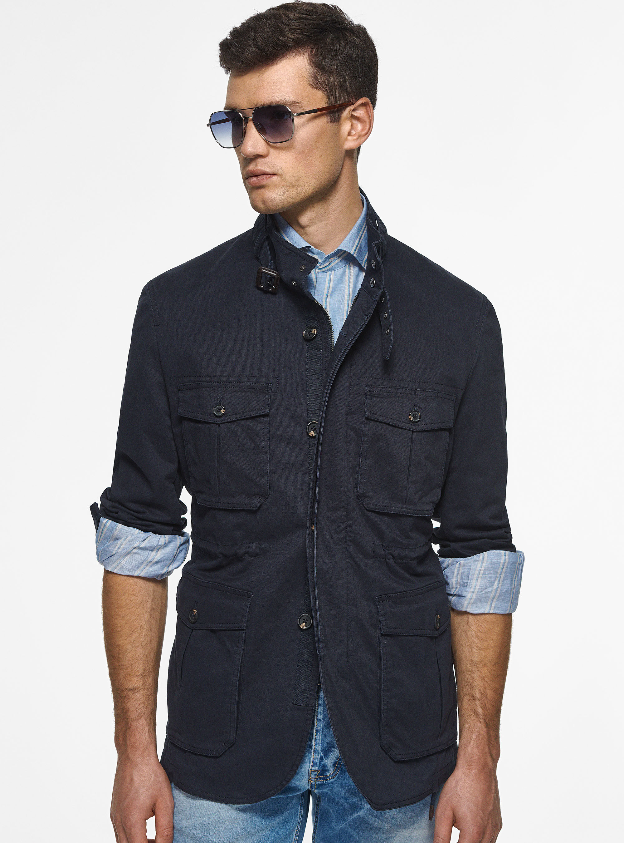 Mens navy sale blue field jacket