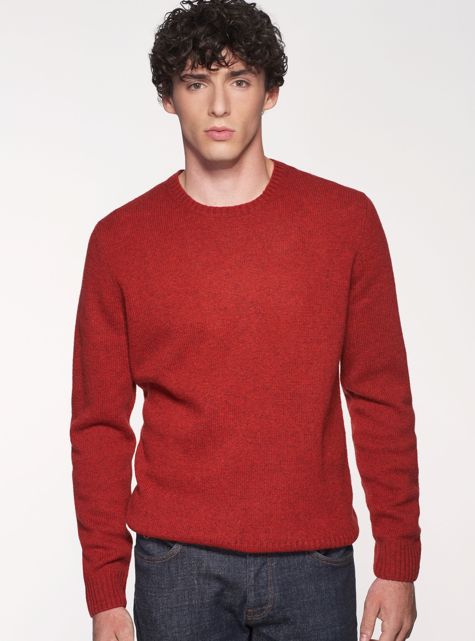 Brick red sweater online