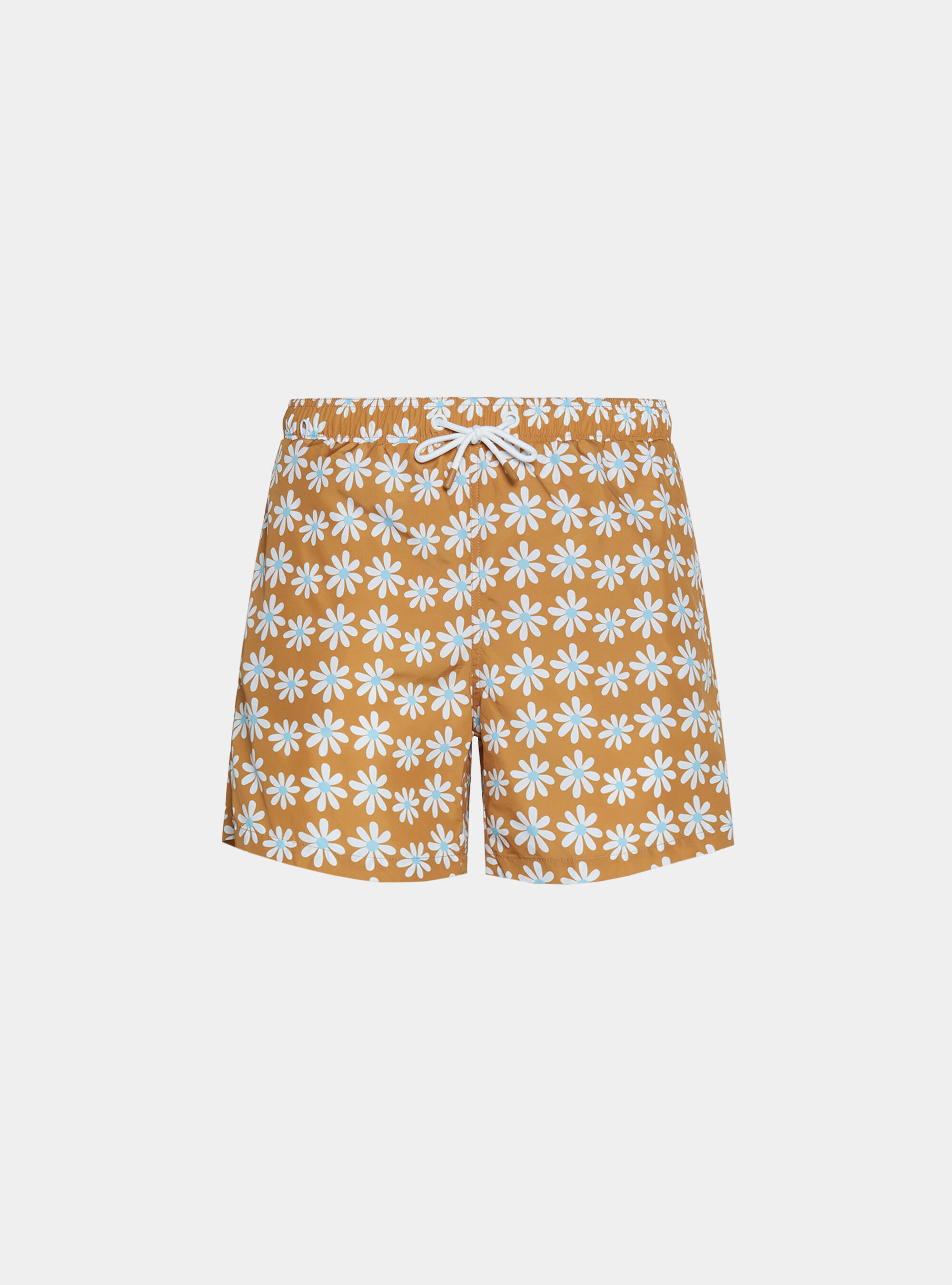 Maillot de bain imprim&eacute; marguerite, SENAPE 0715C