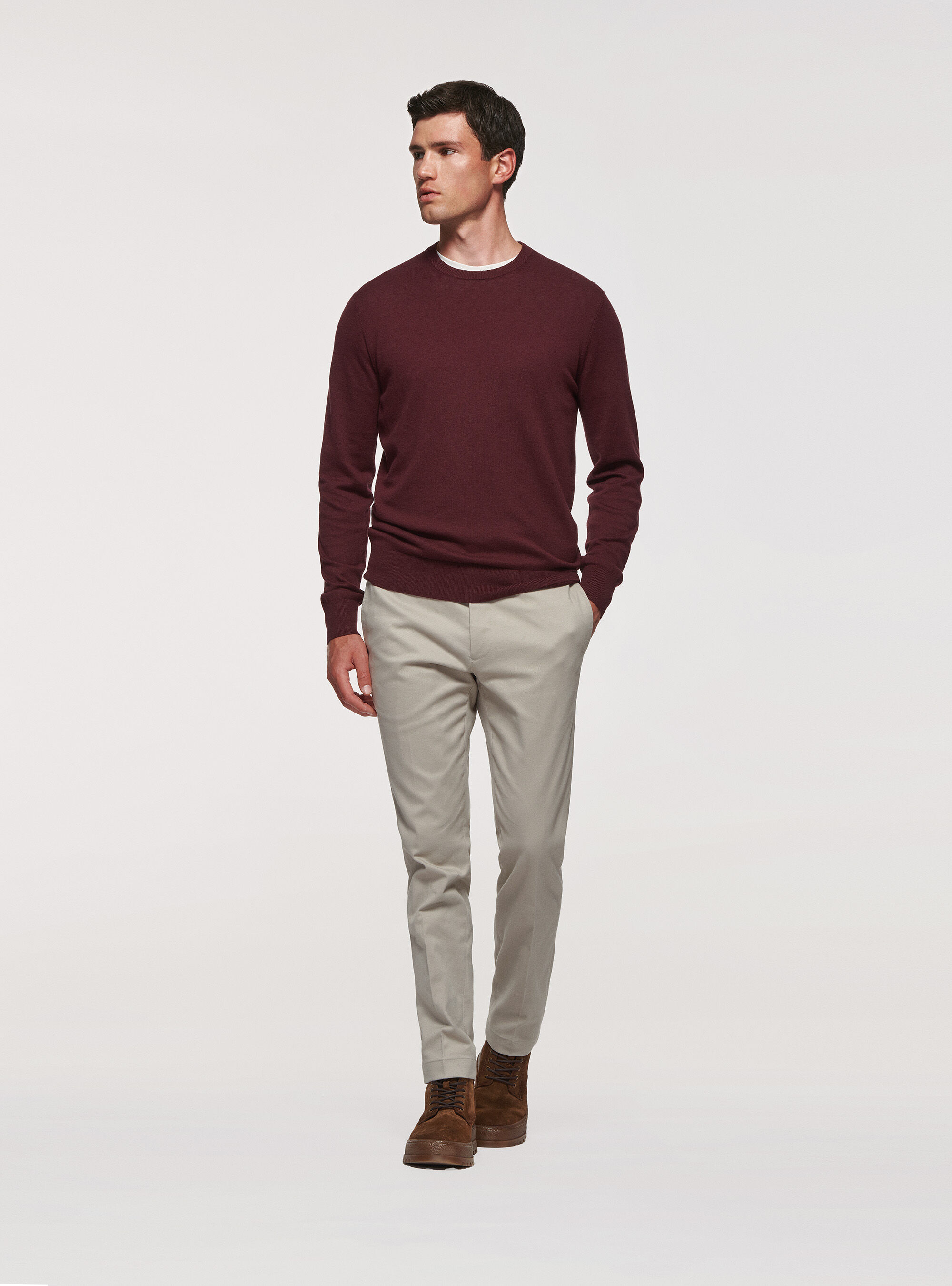 Mens maroon sweater outfit sales